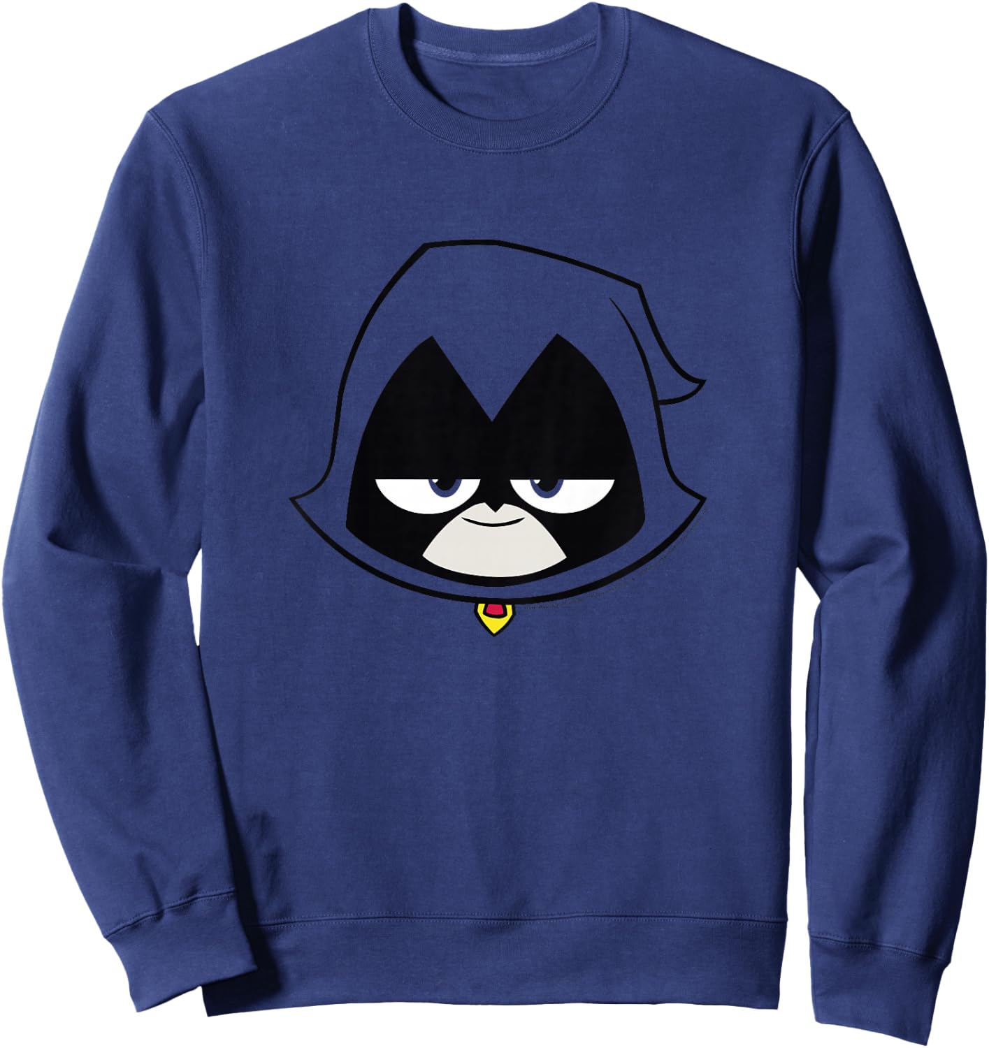 Kids DC Comics Teen Titans Go! Raven Big Face Portrait Youth Sweatshirt - Sweatshirt | Navy
