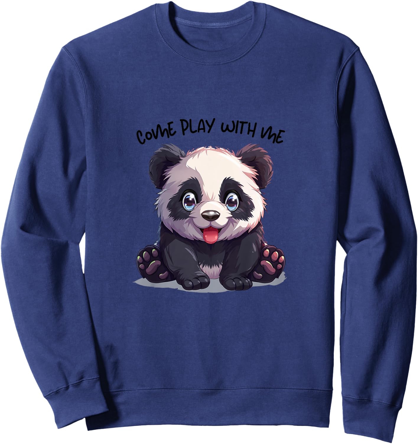 Kinder Panda Panda, Panda ABC, Panda Schlafkleidung, Pandaliebe Sweatshirt - Sweatshirt | Navy