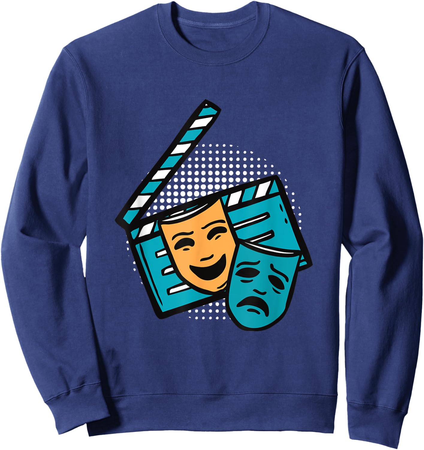 Acting Clapperboard Theatre Actor Film actress Sweatshirt - Sweatshirt | Navy