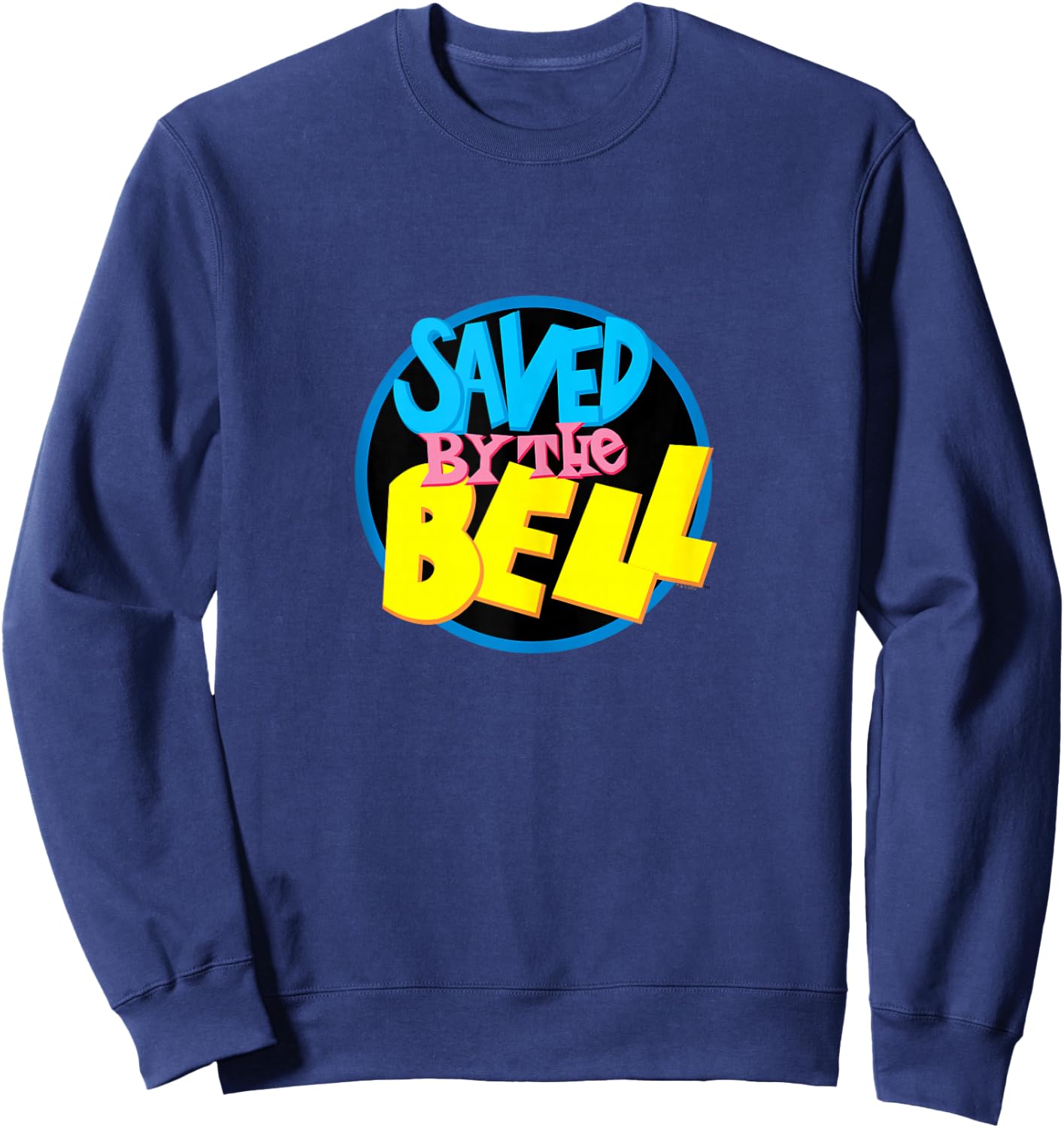 Saved By The Bell Classic Logo Sweatshirt - Sweatshirt | Navy