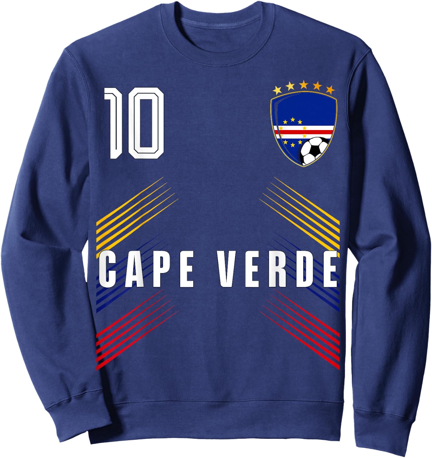 Cape Verde Flag Cape Verdean Pride Lovers Sweatshirt - Sweatshirt | Navy