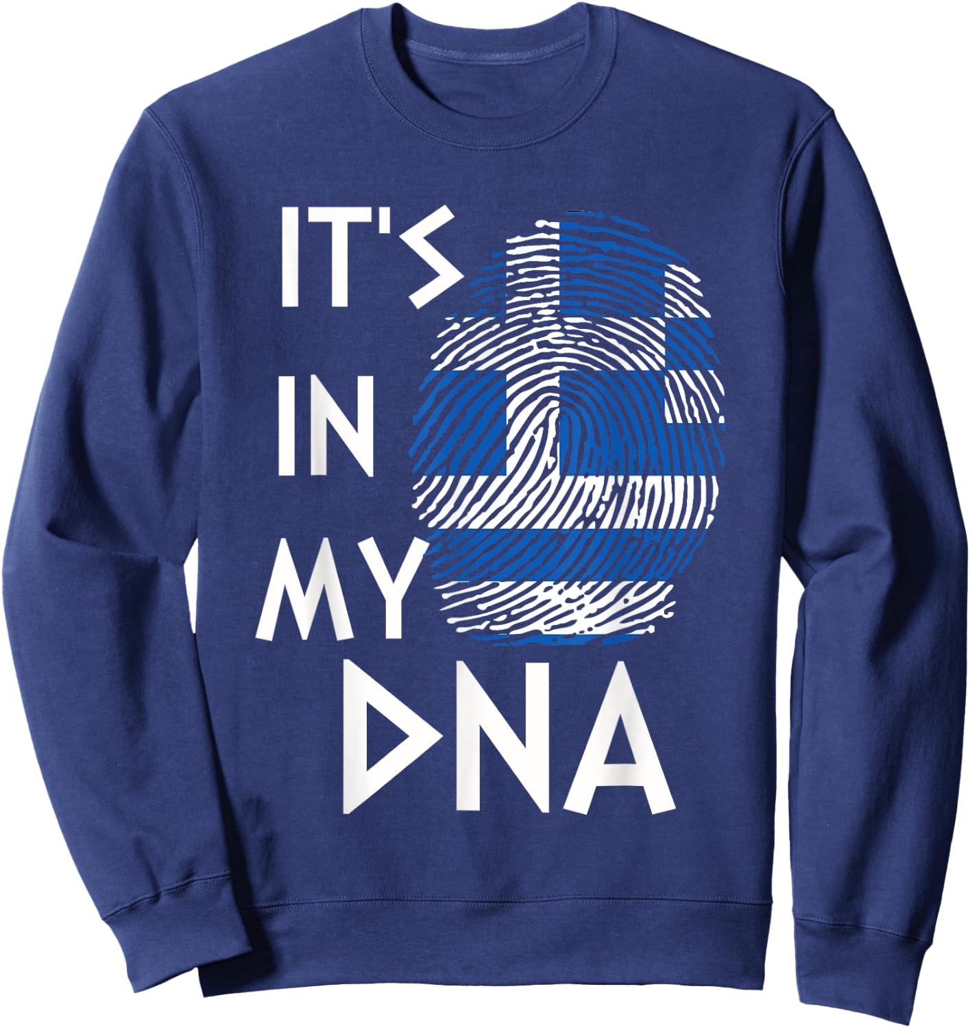 Griechisches Hemd Rhodes Athen Griechenland Hellas Santorini Sparta Sweatshirt - Sweatshirt | Navy