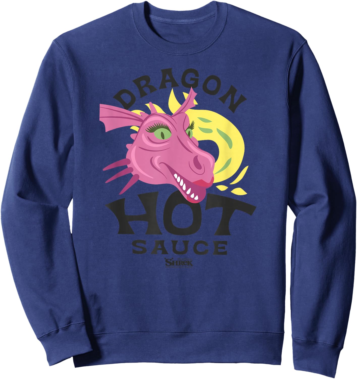 Shrek Dragon Hot Sauce Sweatshirt - Sweatshirt | Navy