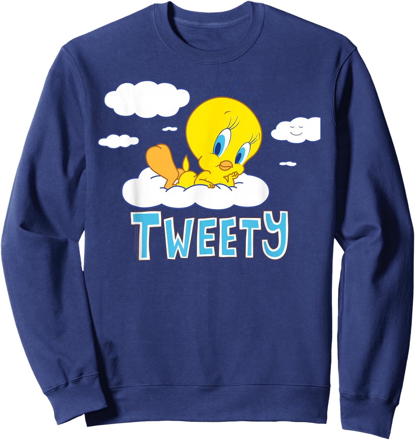 Looney Tunes Tweety Cloud , black Sweatshirt - Sweatshirt | Navy