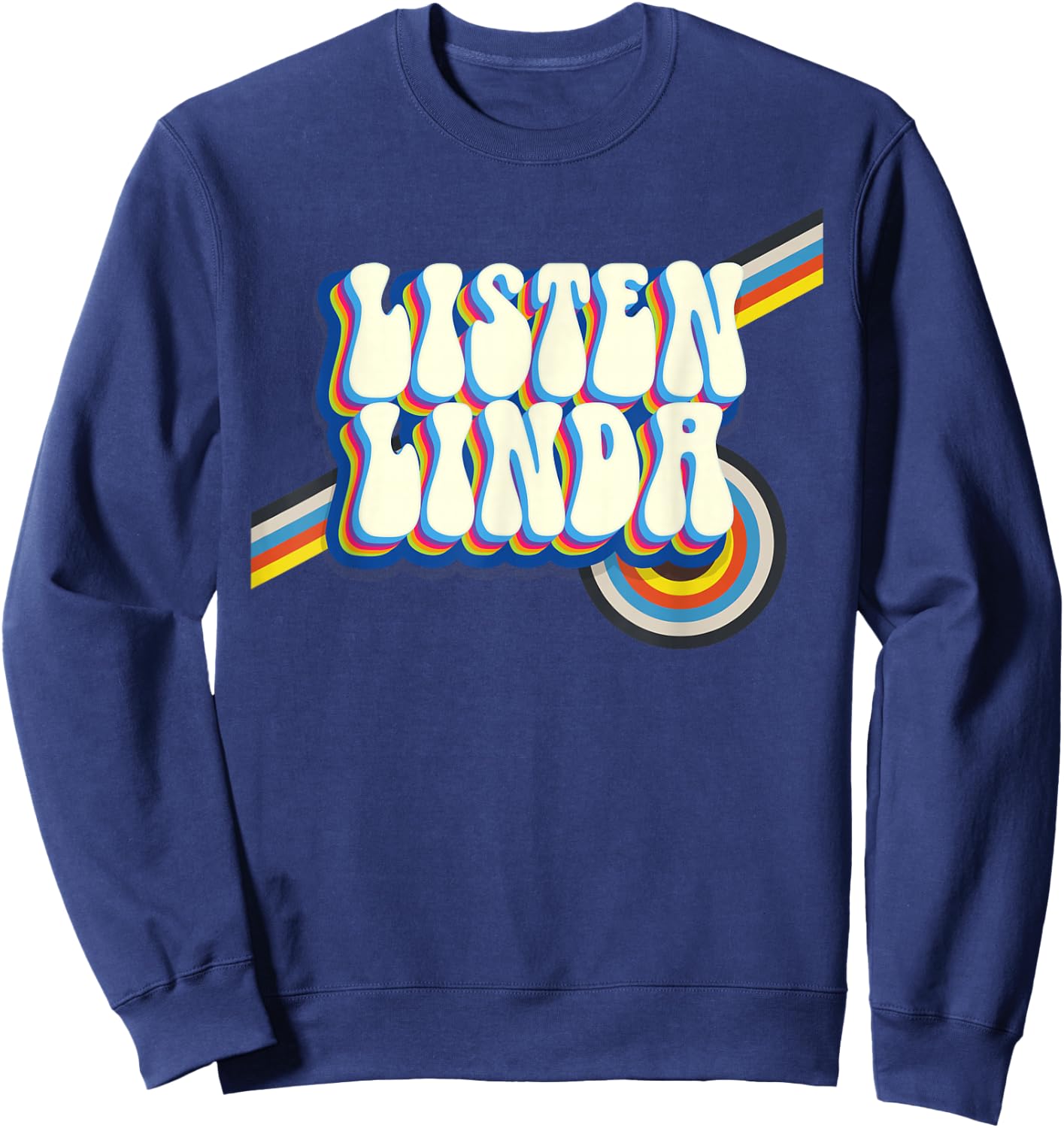 Listen Linda Viral Video Gift Sweatshirt - Sweatshirt | Navy