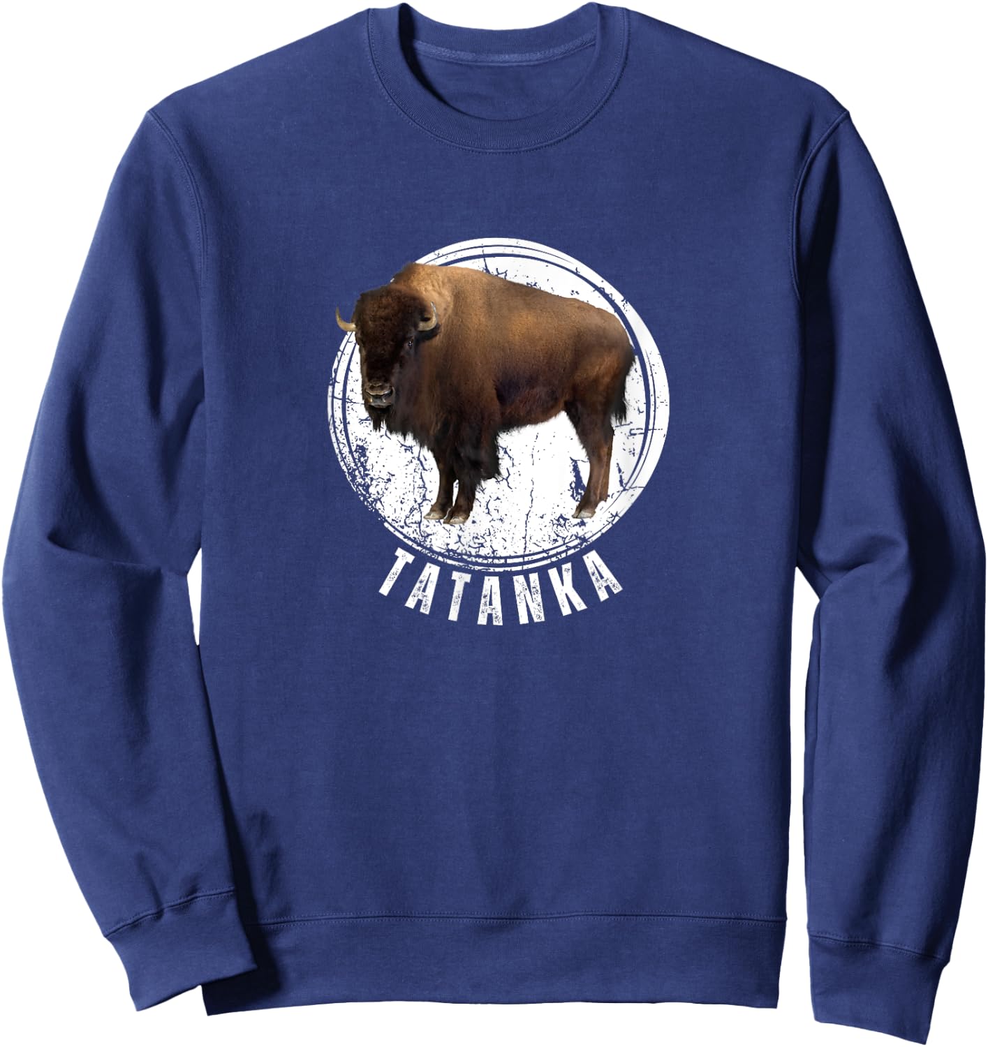 Tatanka Shirt Buffalo Bison Tatanka Animal Sweatshirt - Sweatshirt | Navy