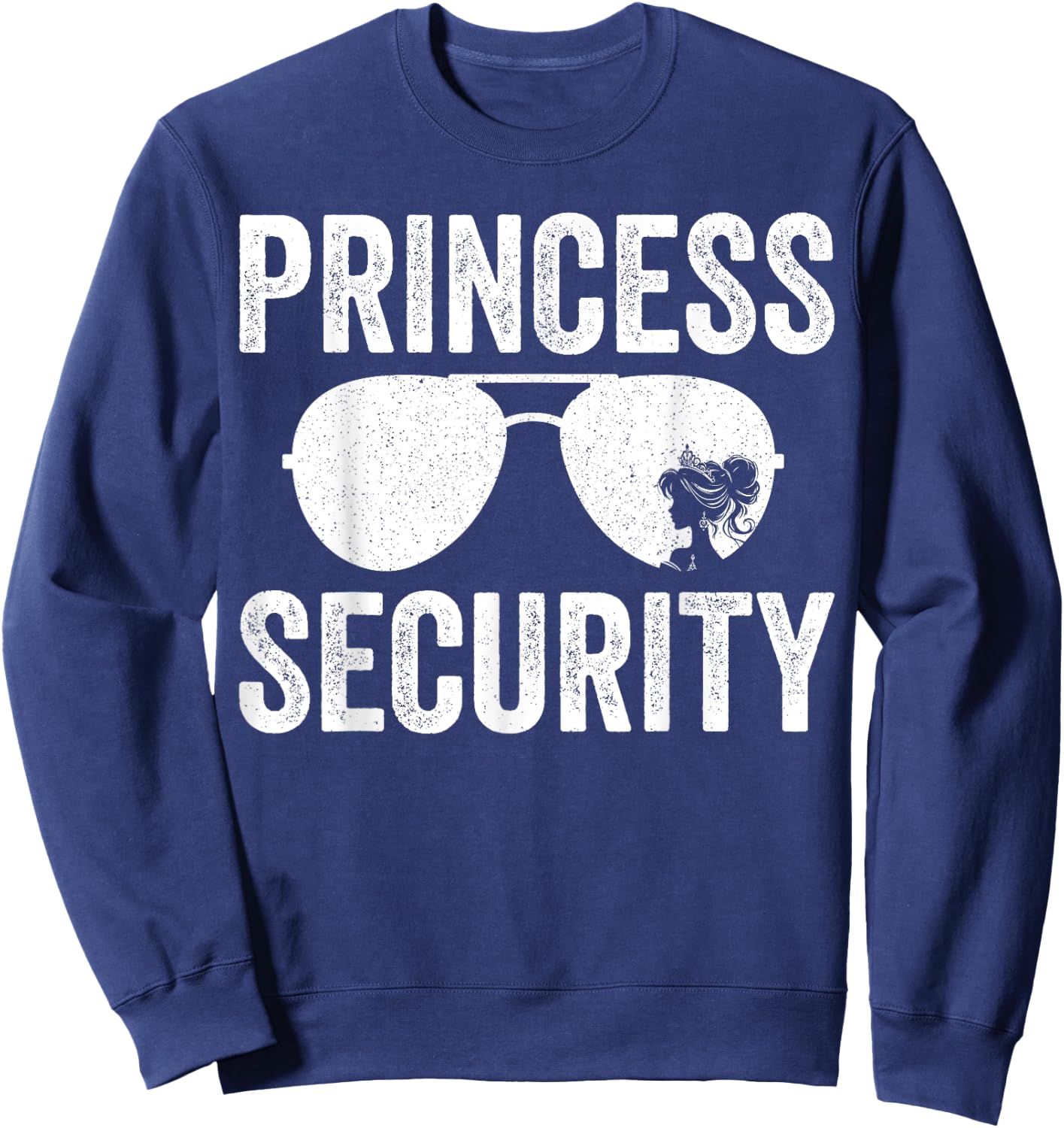 Princess Security Halloween Costume Dad Boy Sweatshirt - Sweatshirt | Navy