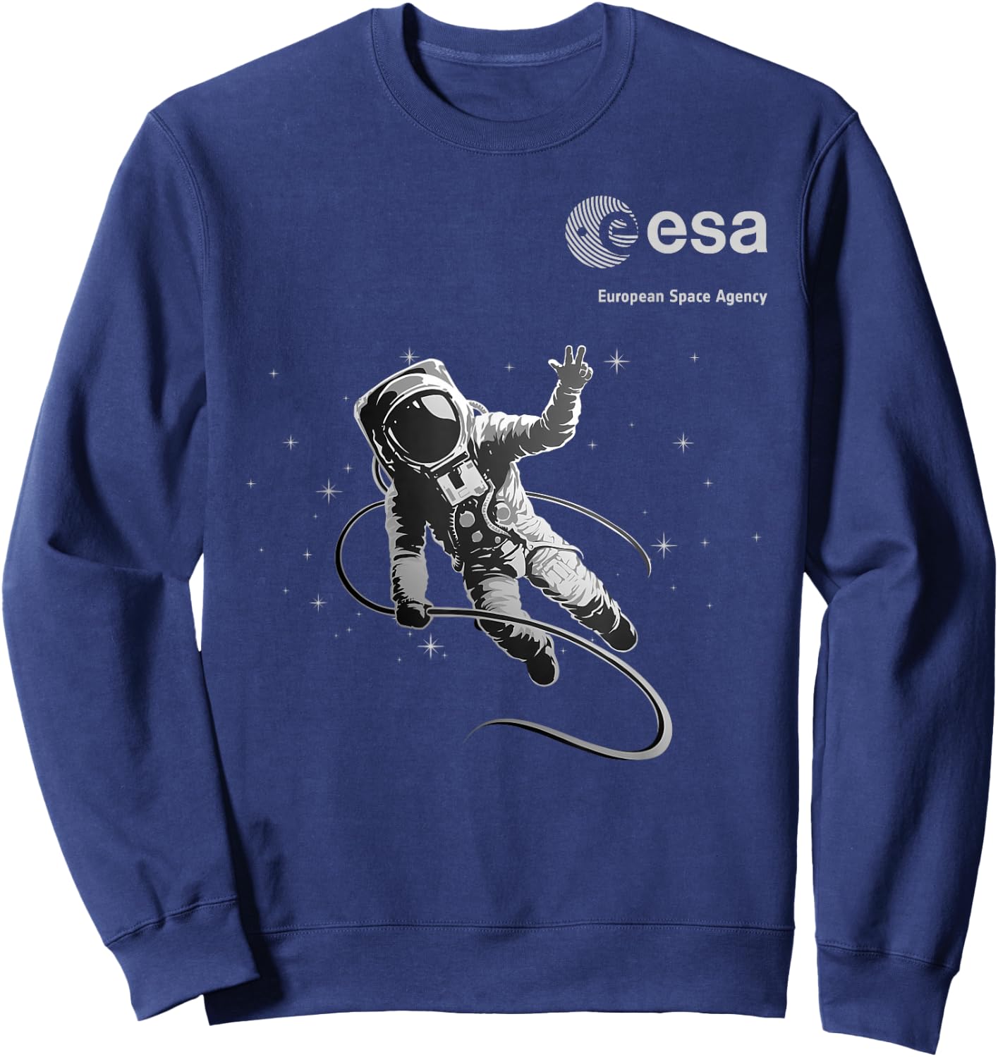ESA European Space Agency Astronaut , black Sweatshirt - Sweatshirt | Navy