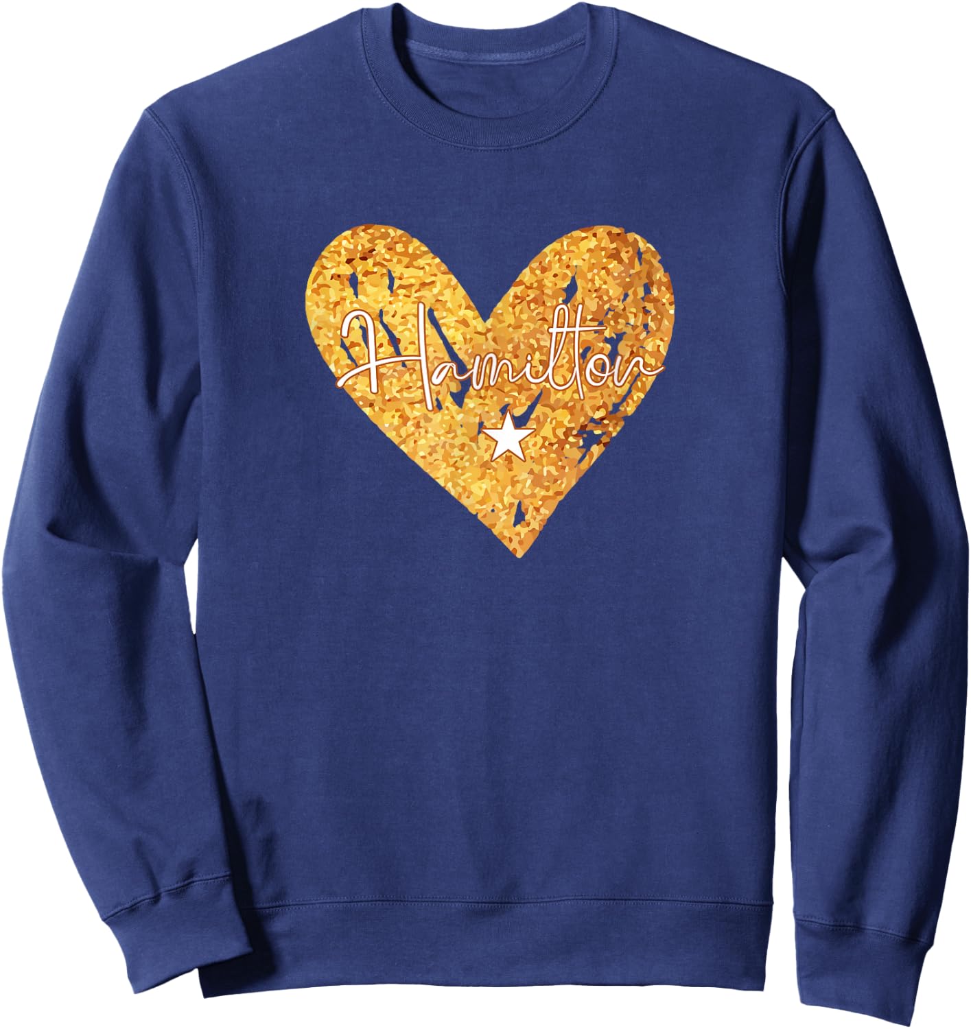 I Heart Hamilton Loves Hamilton Theatre Musical Sweatshirt - Sweatshirt | Navy