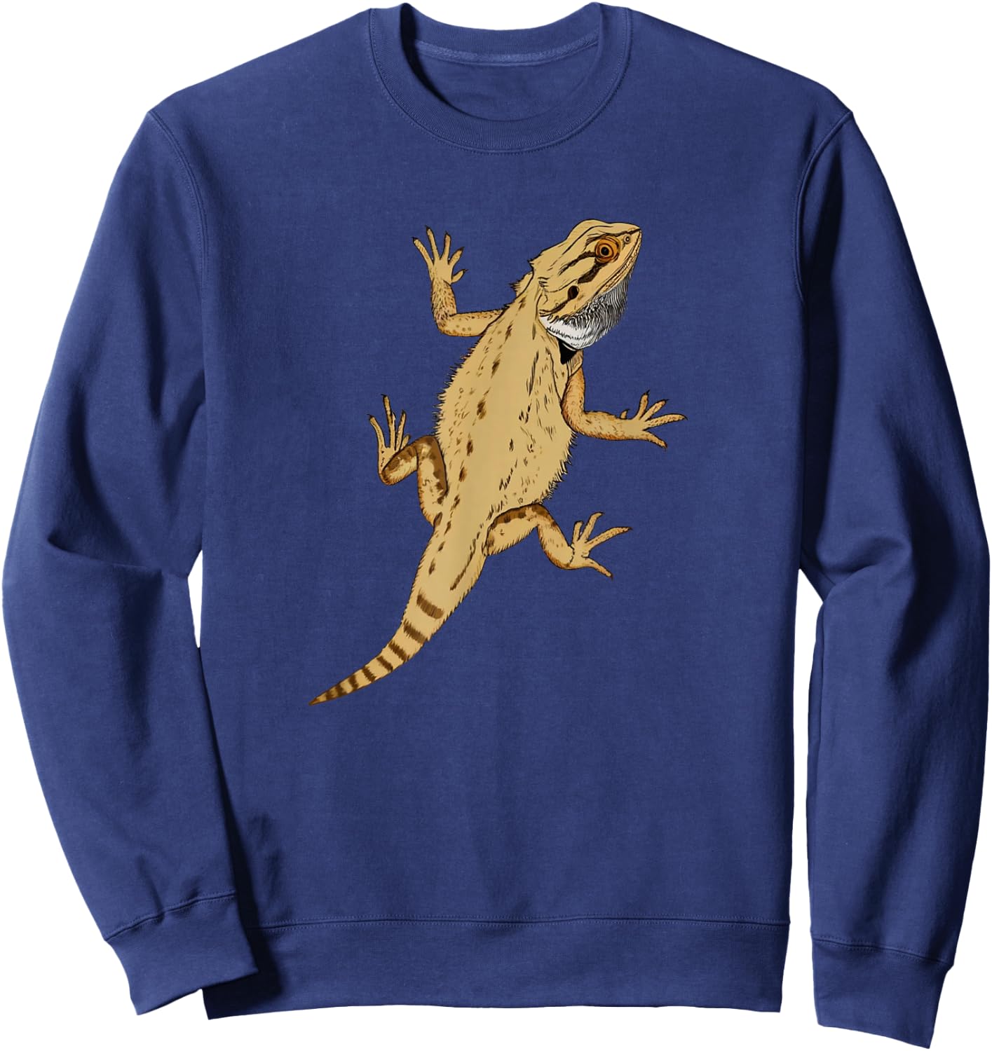 Funny Bearded Dragon Shirt Pogona Reptile Bearded Dragons Sweatshirt - Sweatshirt | Navy