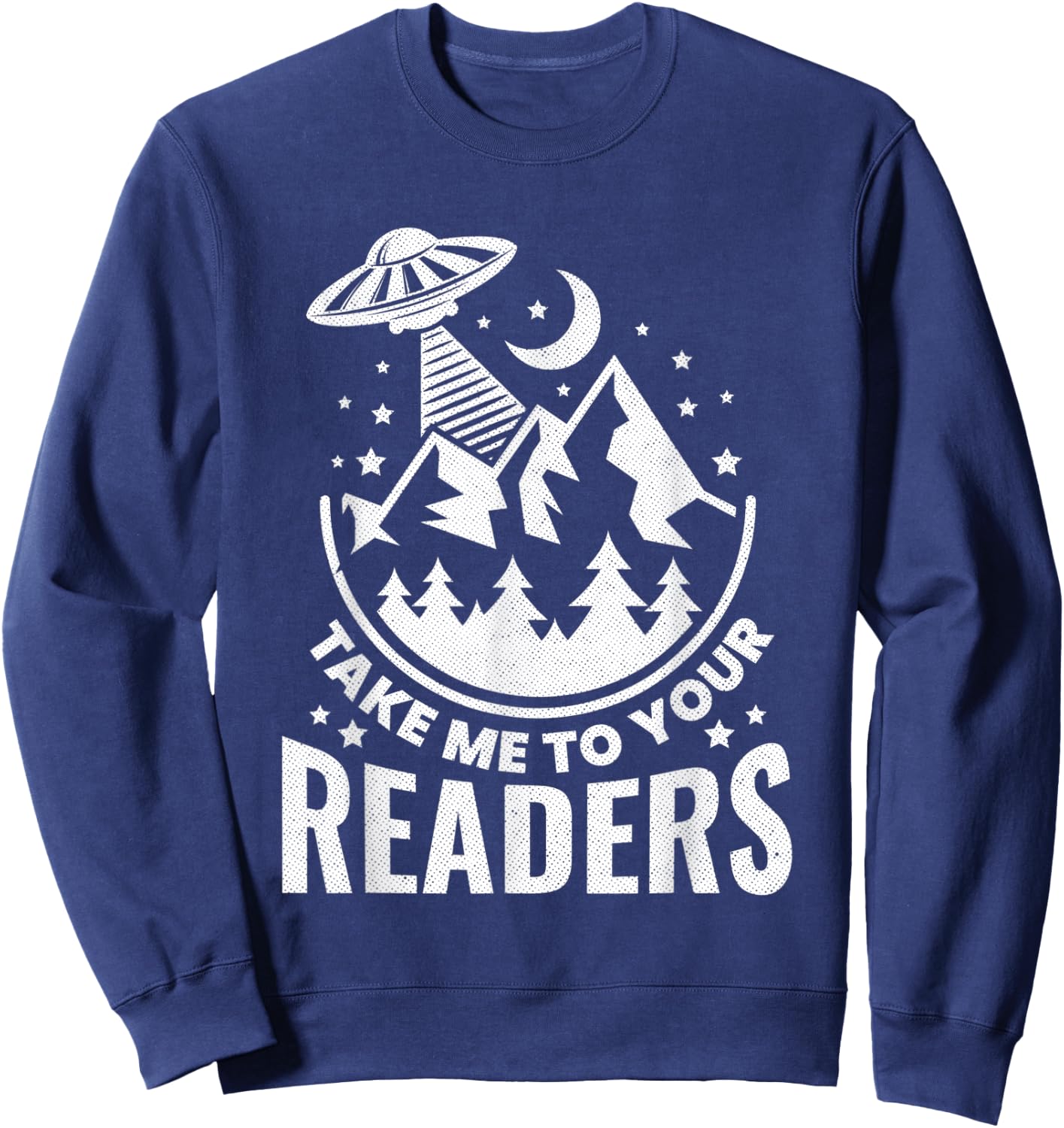 Reading Library Literature Read Books Lover Reader Gift Sweatshirt - Sweatshirt | Navy