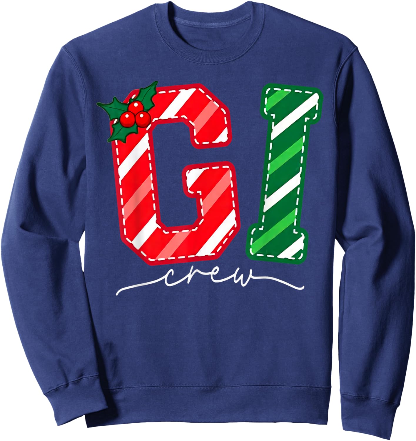 GI Crew Gastroenterology Nurse Endoscopy Tech Christmas Sweatshirt - Sweatshirt | Navy