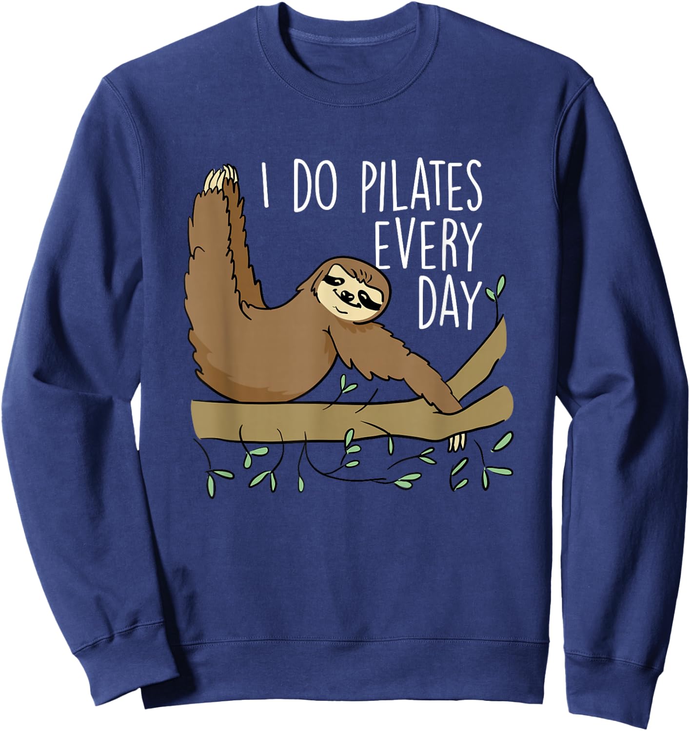 Pilates Graphic Fitness Exercise Pilates Instructor Workout Sweatshirt - Sweatshirt | Navy