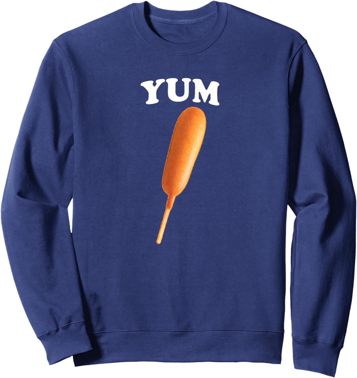 Funny Corn Dog Shirt Pronto Pup Gift Sweatshirt - Sweatshirt | Navy