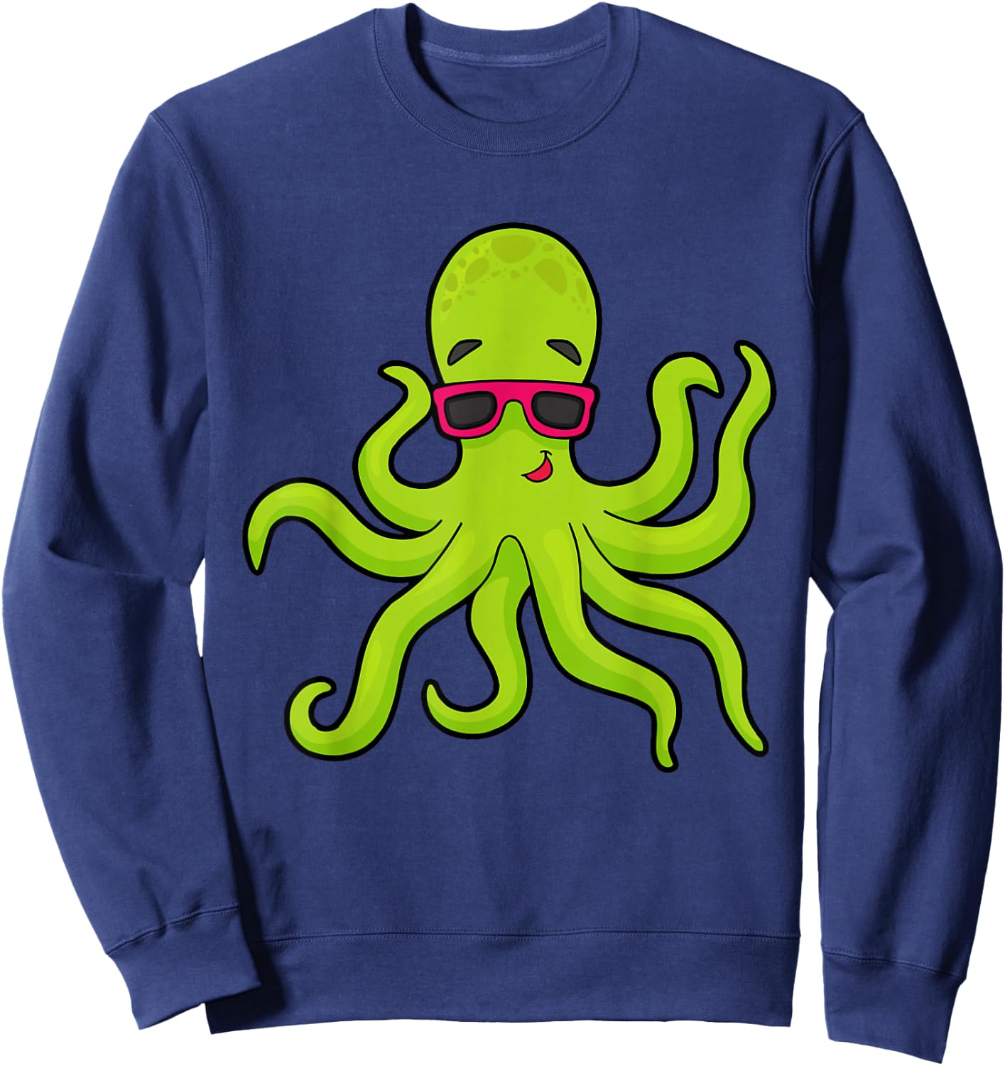 Cool Octopus Stuff Men Women Kraken Kids Octopus Sweatshirt - Sweatshirt | Navy