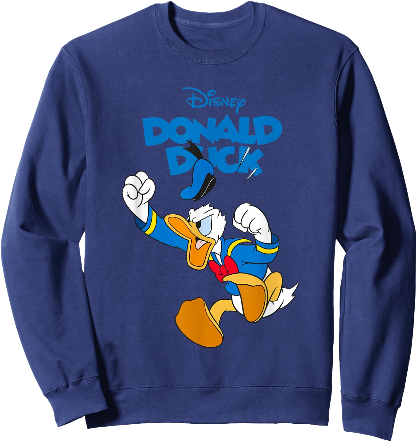 Donald Duck Furious Donald , black Sweatshirt - Sweatshirt | Navy