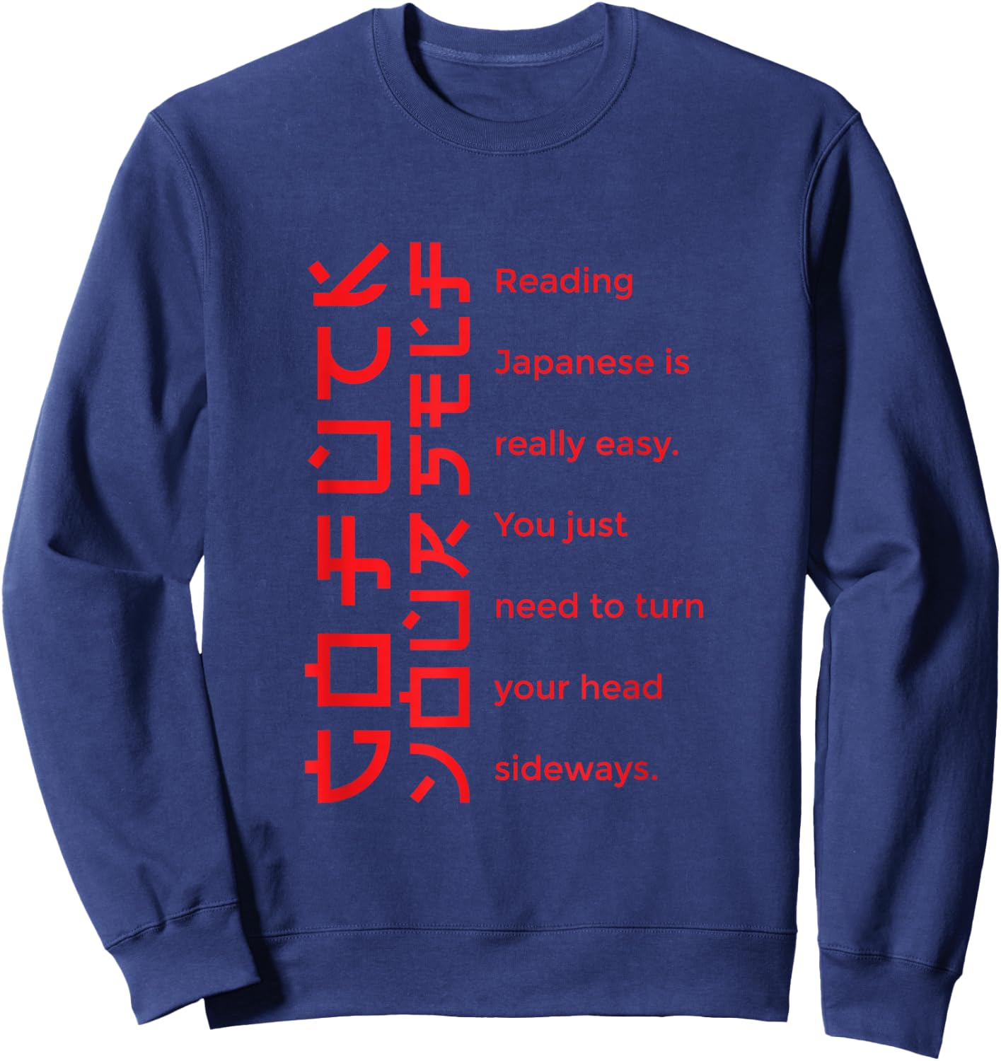 Go Fuck Yourself - Japanische Schrift GFY Sweatshirt - Sweatshirt | Navy