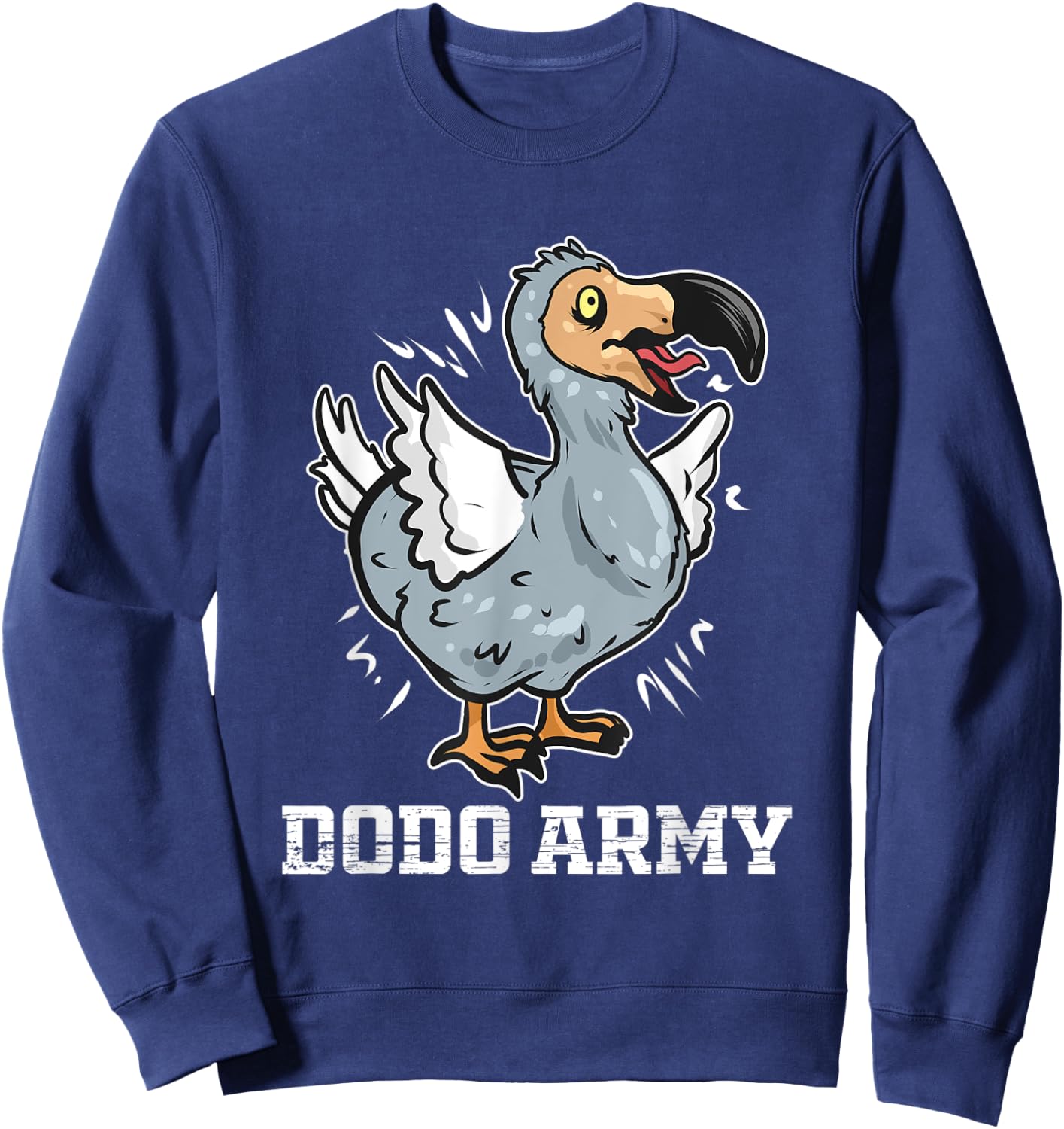 Dodo Army - Funny Dodo Bird Sweatshirt - Sweatshirt | Navy