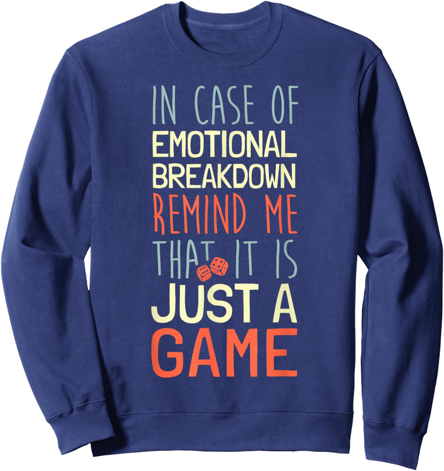 Funny Family Board Game Night Sweatshirt - Sweatshirt | Navy