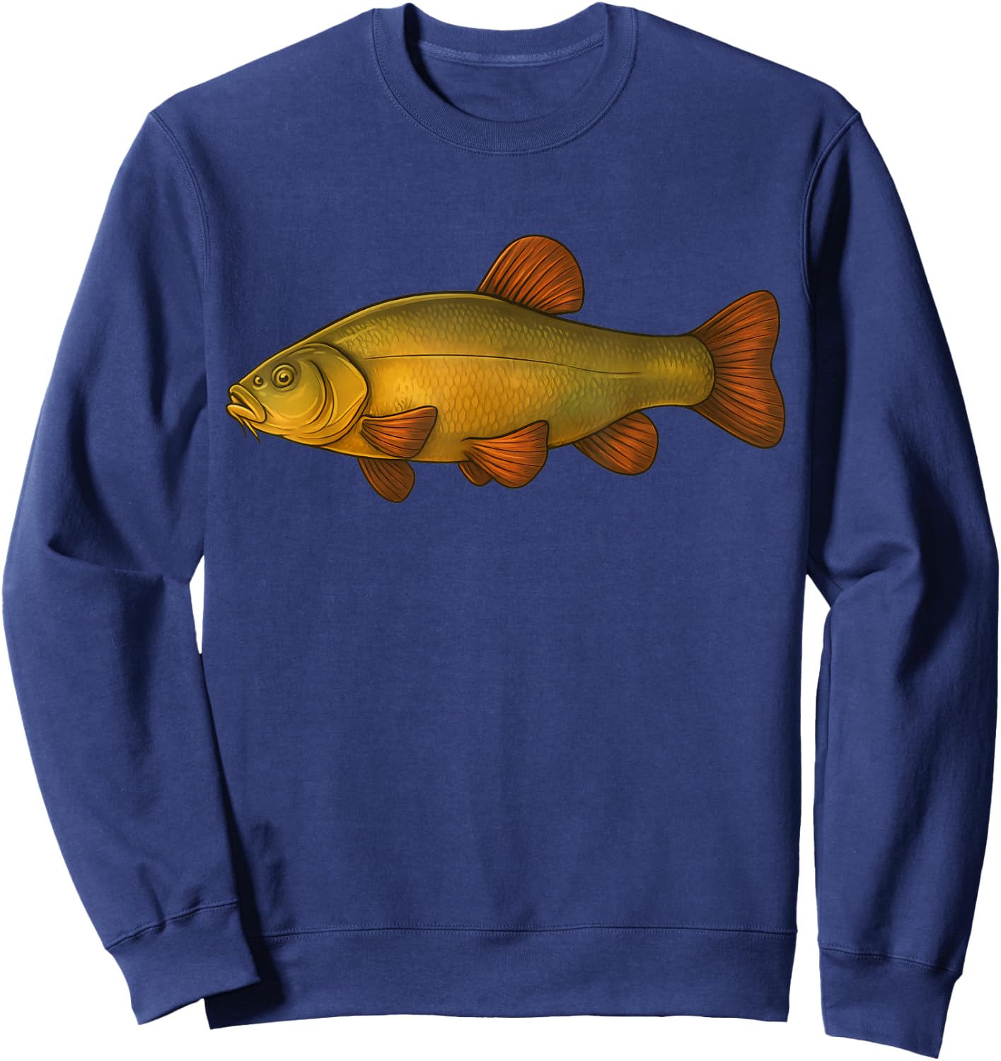 Gift Fishing Tench Fisherman Freshwater Fish Sweatshirt - Sweatshirt | Navy