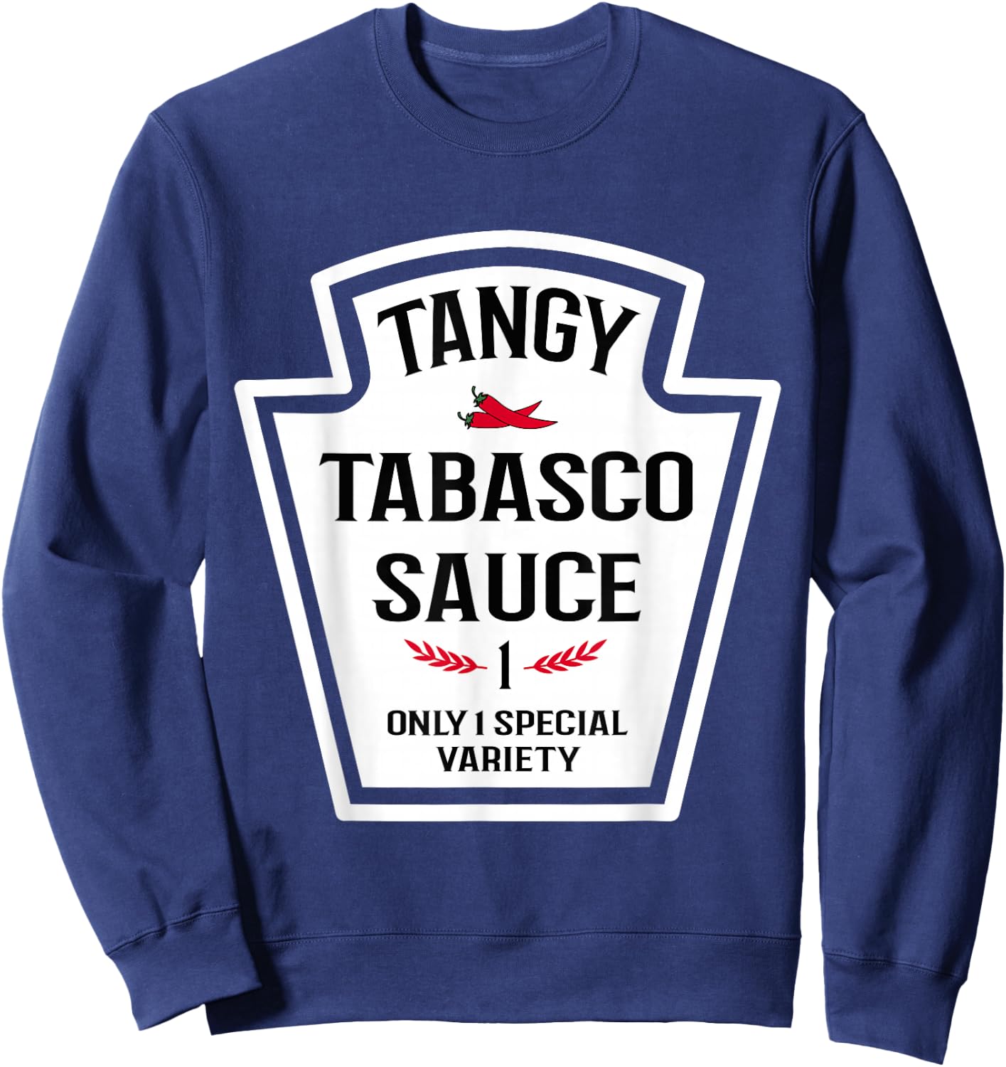 Tangy Tabasco Sauce Group Family Spice Mix , red Sweatshirt - Sweatshirt | Navy