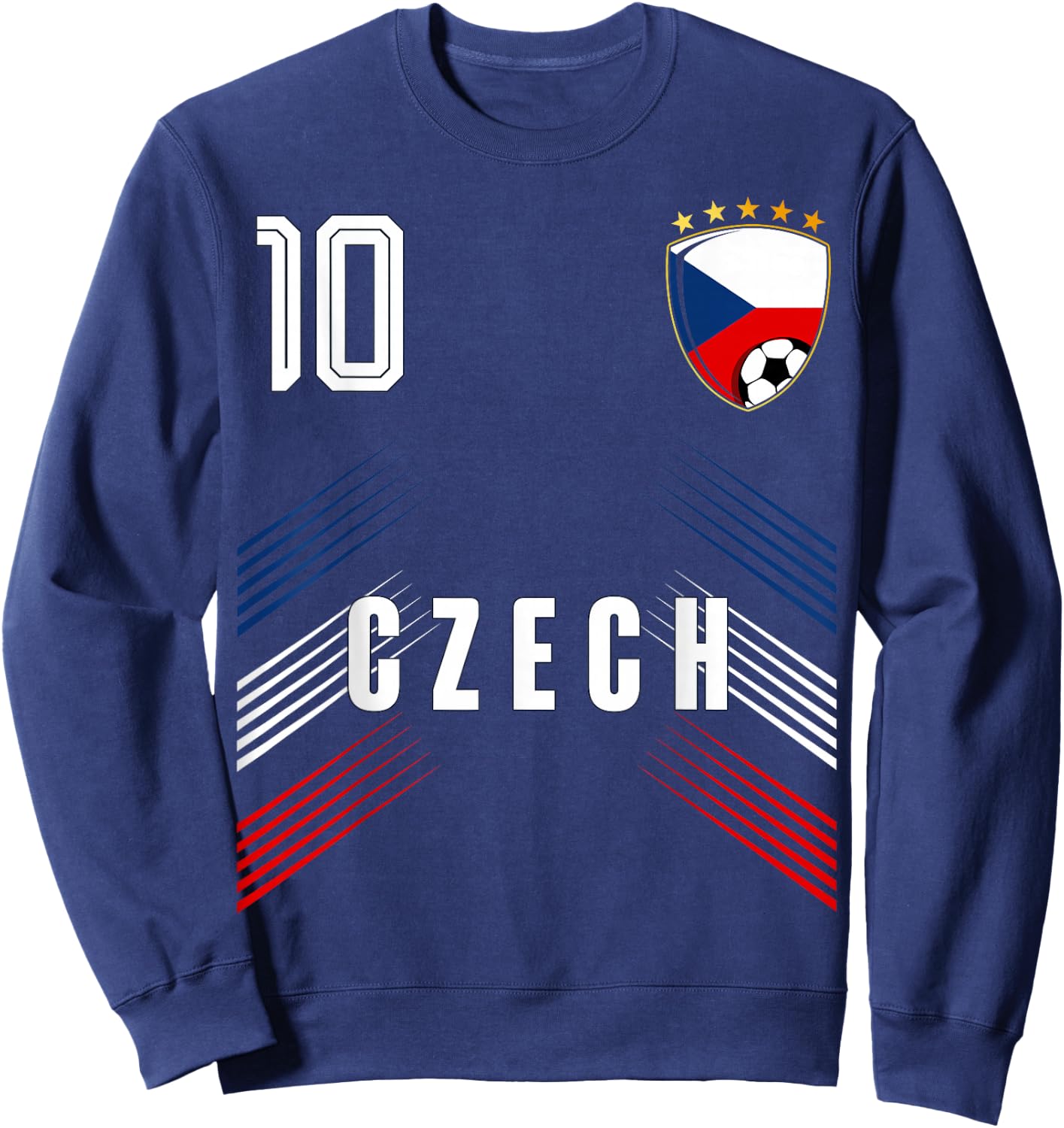 Czech Republic Flag Czechia Pride Lovers Sweatshirt - Sweatshirt | Navy