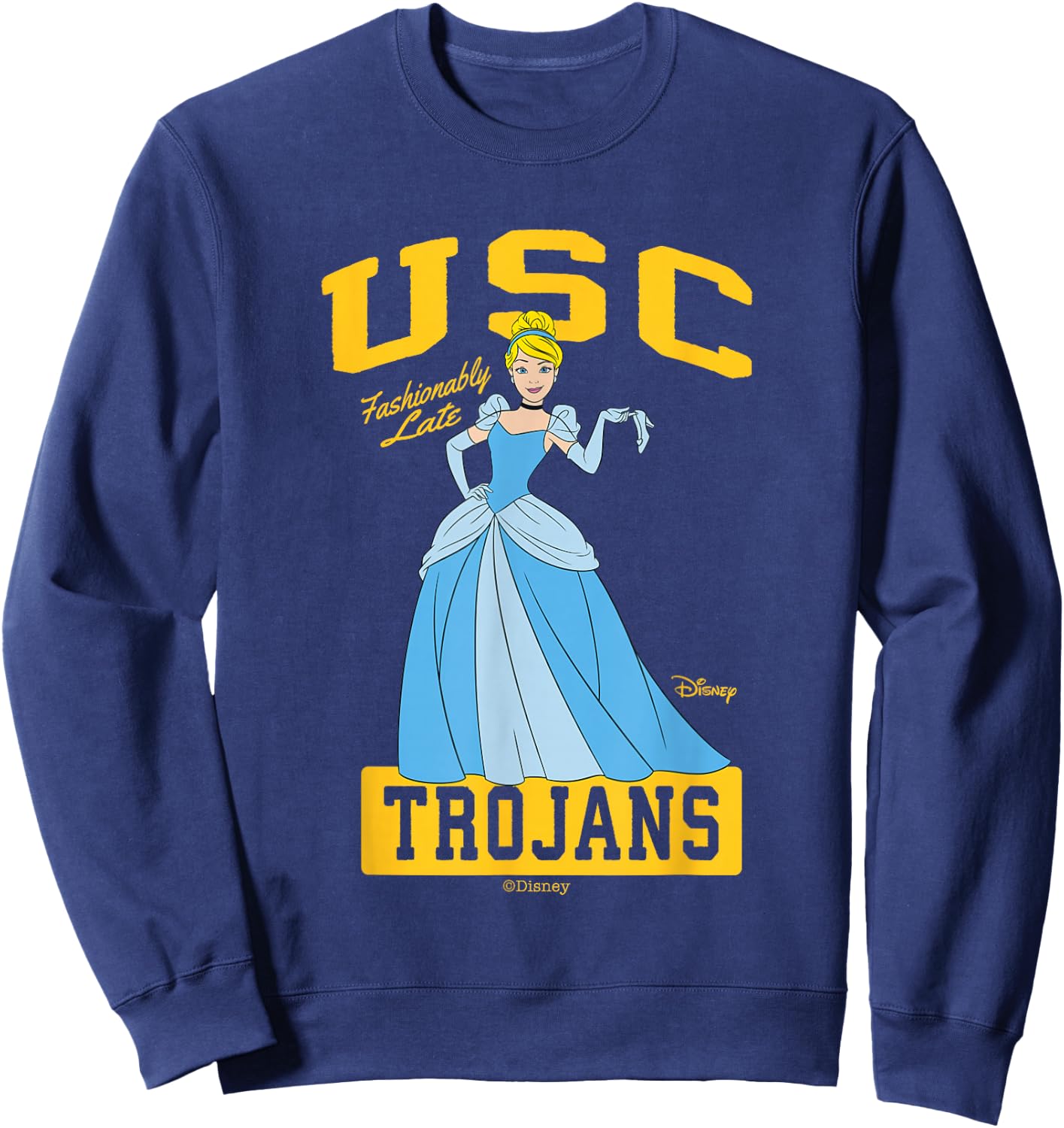 USC Trojans Cinderella Fashionably Late Sweatshirt - Sweatshirt | Navy