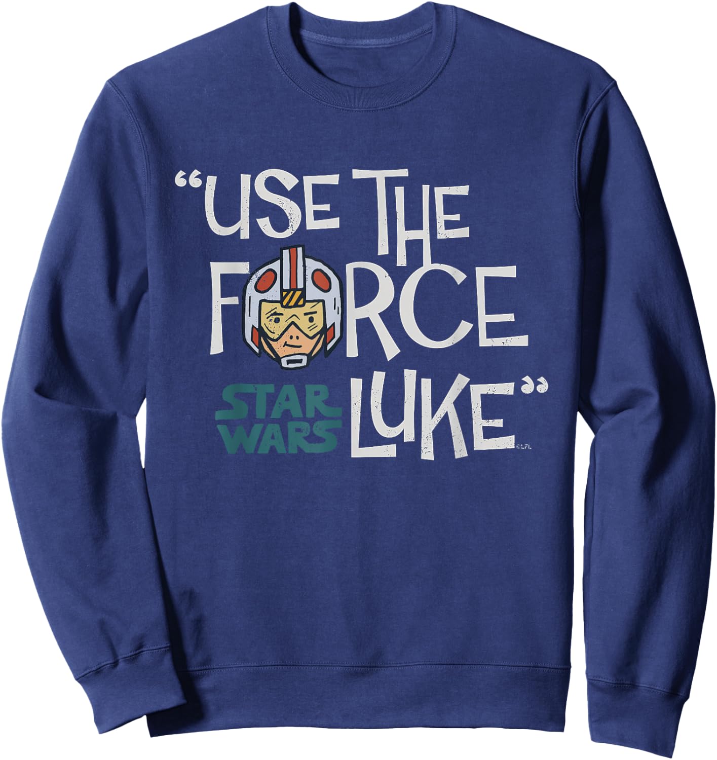 Star Wars Luke Skywalker Use The Force Sweatshirt - Sweatshirt | Navy