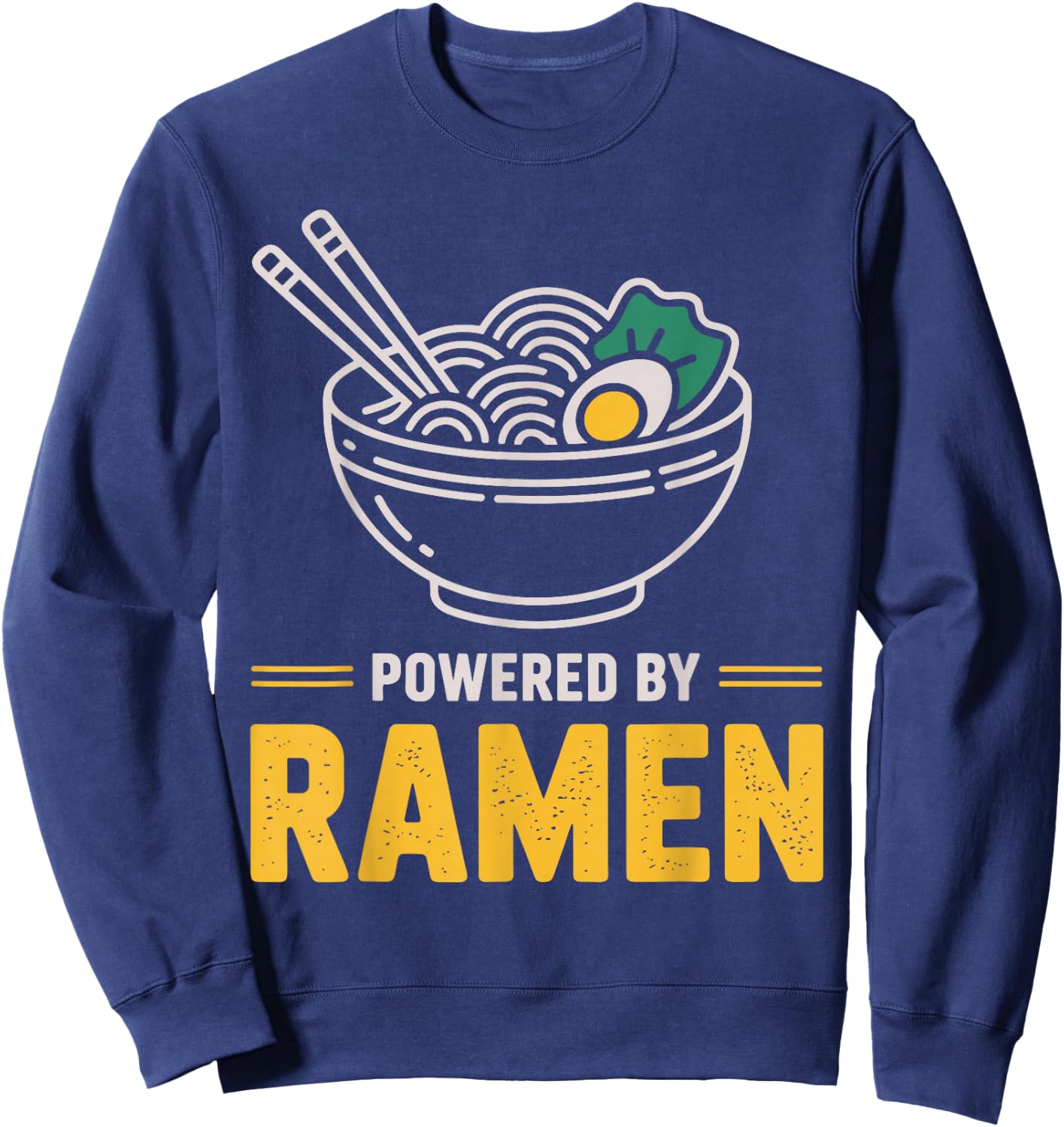 Cute Ramen Art Women Kids Ramen Lover Japanese Ramen Sweatshirt - Sweatshirt | Navy