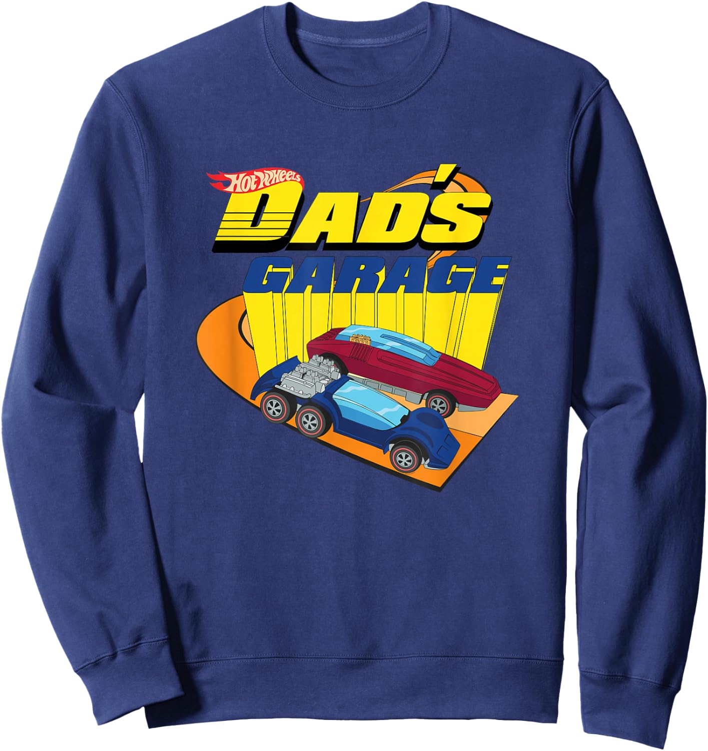 Hot Wheels - Father's Day Dad's Garage Sweatshirt - Sweatshirt | Navy