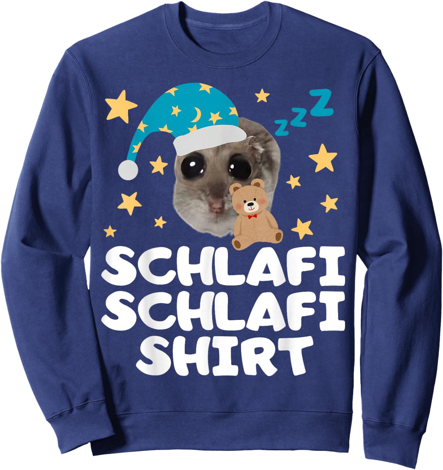 Hamsti Schlafi Sweatshirt - Sweatshirt | Navy