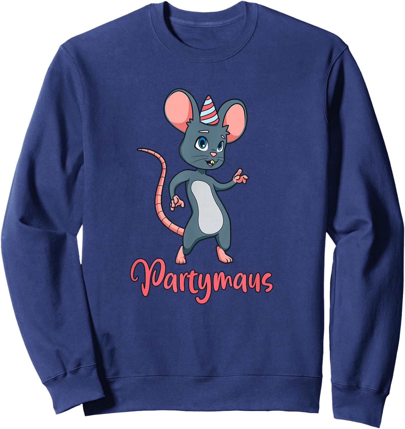 Party Mouse , black Sweatshirt - Sweatshirt | Navy