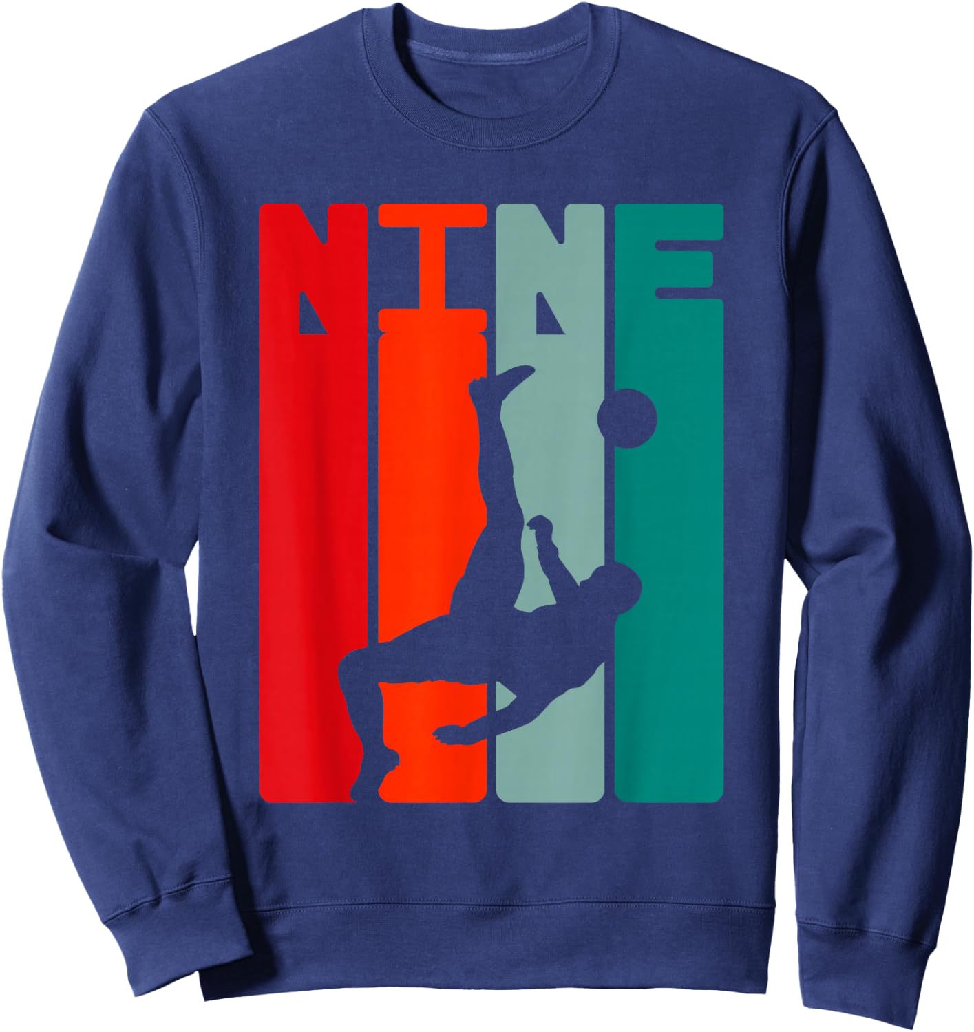 9. Geburtstag Fußballer 9 Jahre Fußball Jungs Sweatshirt - Sweatshirt | Navy