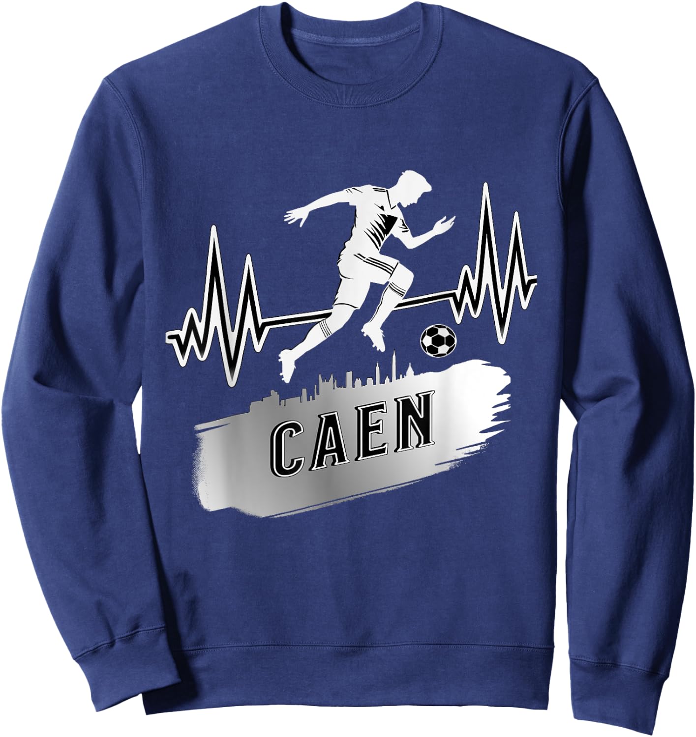 Gift Supporter Caen Foot Caennais Sweatshirt - Sweatshirt | Navy