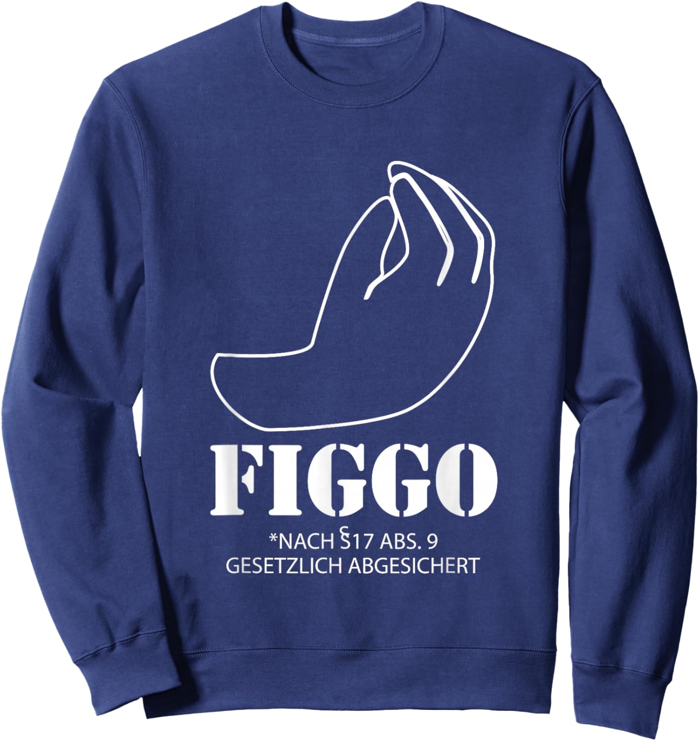 Figgo Ficko | Rechtlich abgesichert | Percy Sweatshirt - Sweatshirt | Navy
