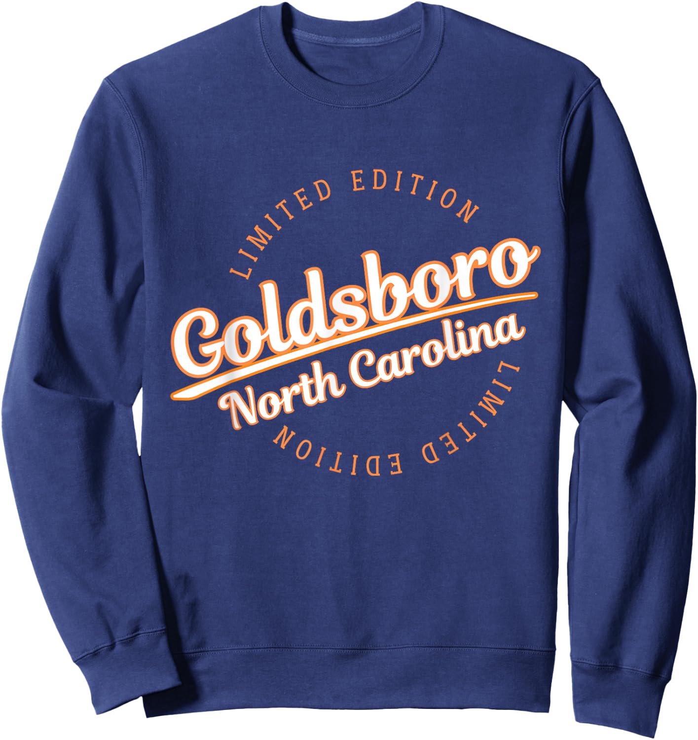 Retro Athletic Goldsboro NC Apparel Sweatshirt - Sweatshirt | Navy