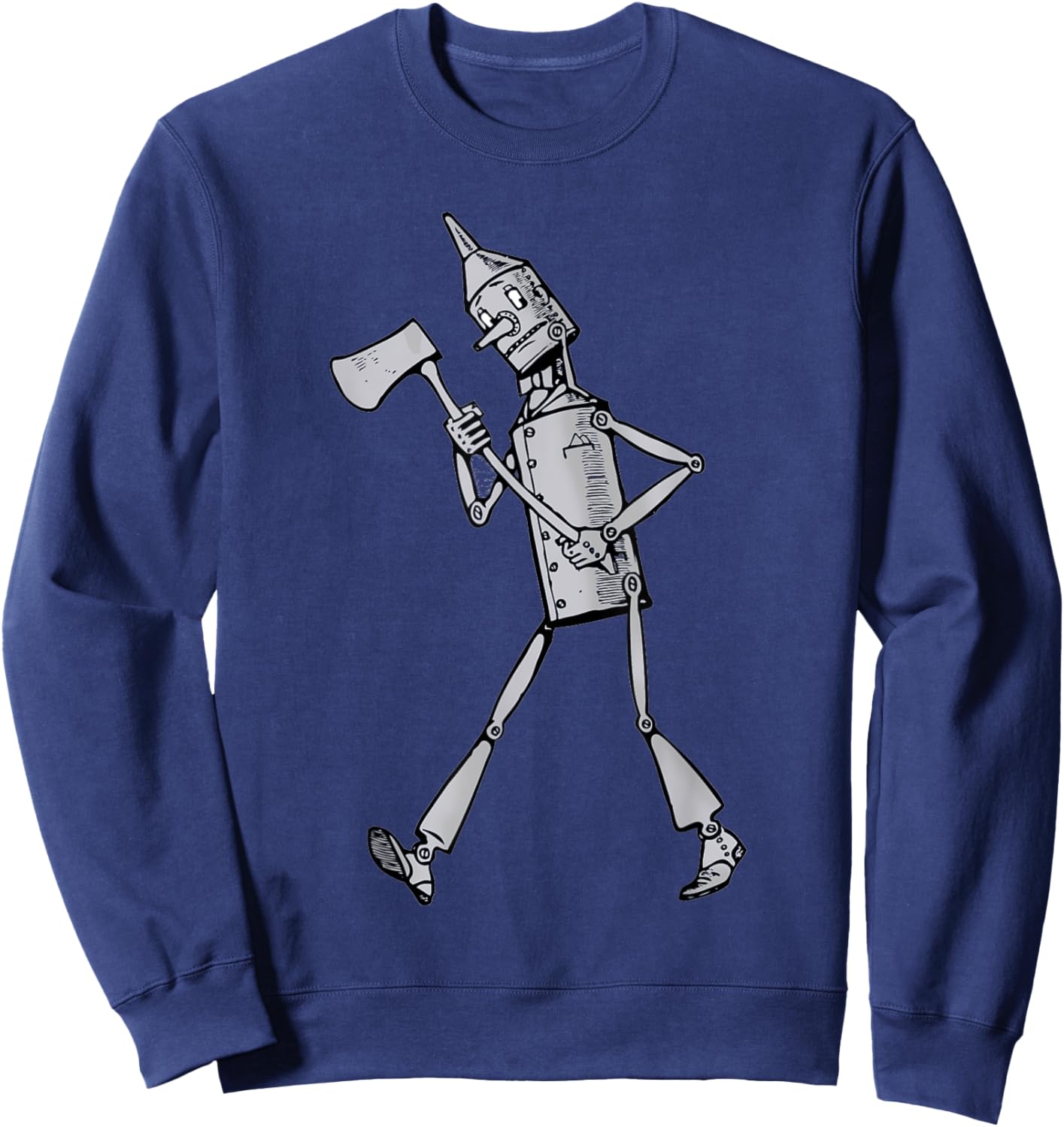 Retro Tin Man Shirt - The Wizard Of OZ T Shirt Sweatshirt - Sweatshirt | Navy