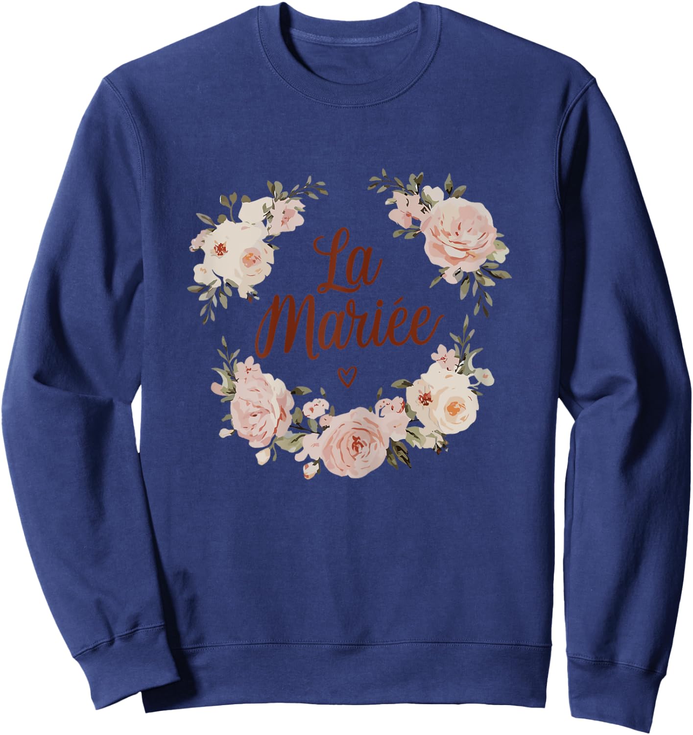 Women's EVJF Custom Team Bride Team Bride Witness Wedding , white, Female X-Small Sweatshirt - Sweatshirt | Navy