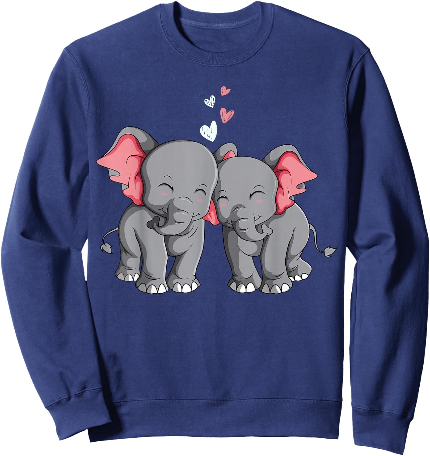 Elefant Mädchen Damen Kinder Sweatshirt - Sweatshirt | Navy
