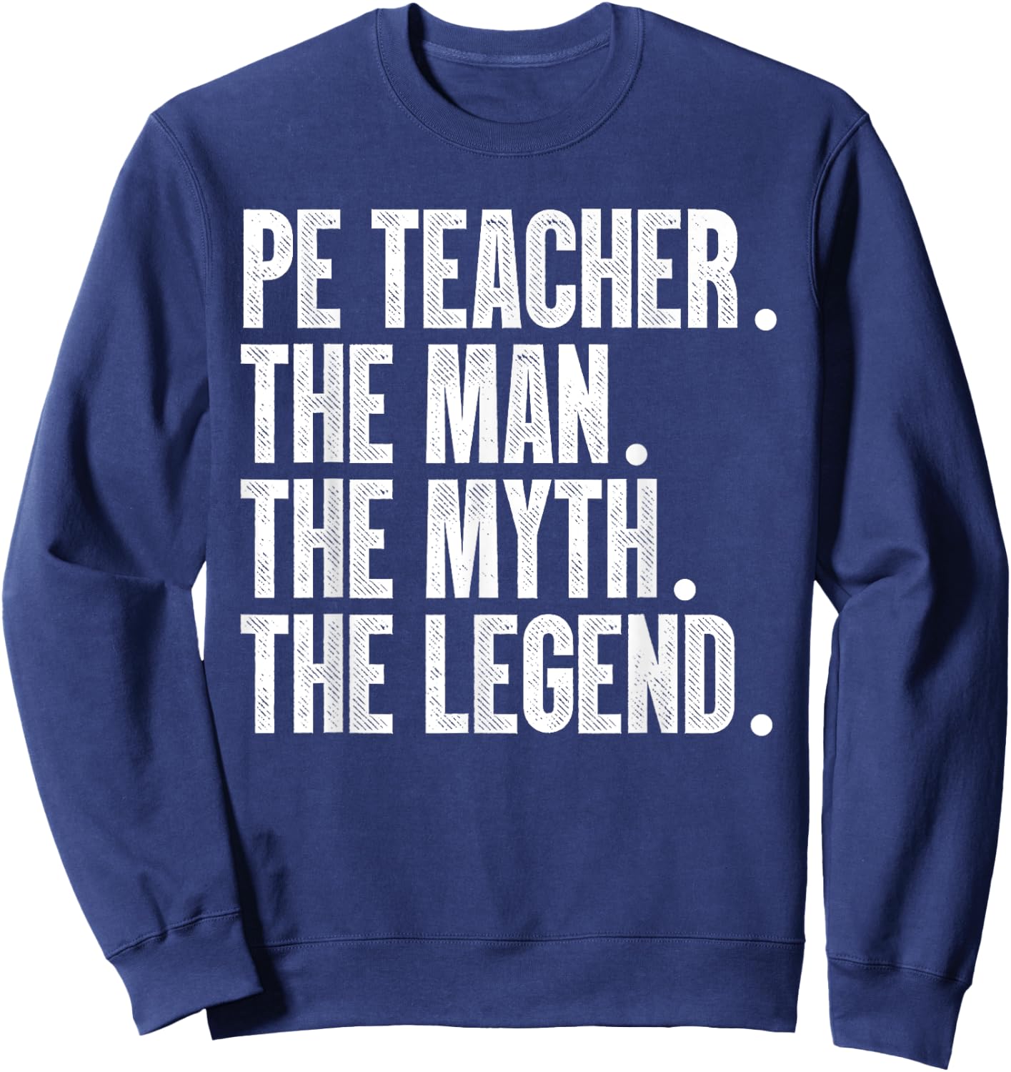 Cool PE Teacher Art Boys Physical Education Teacher Sweatshirt - Sweatshirt | Navy