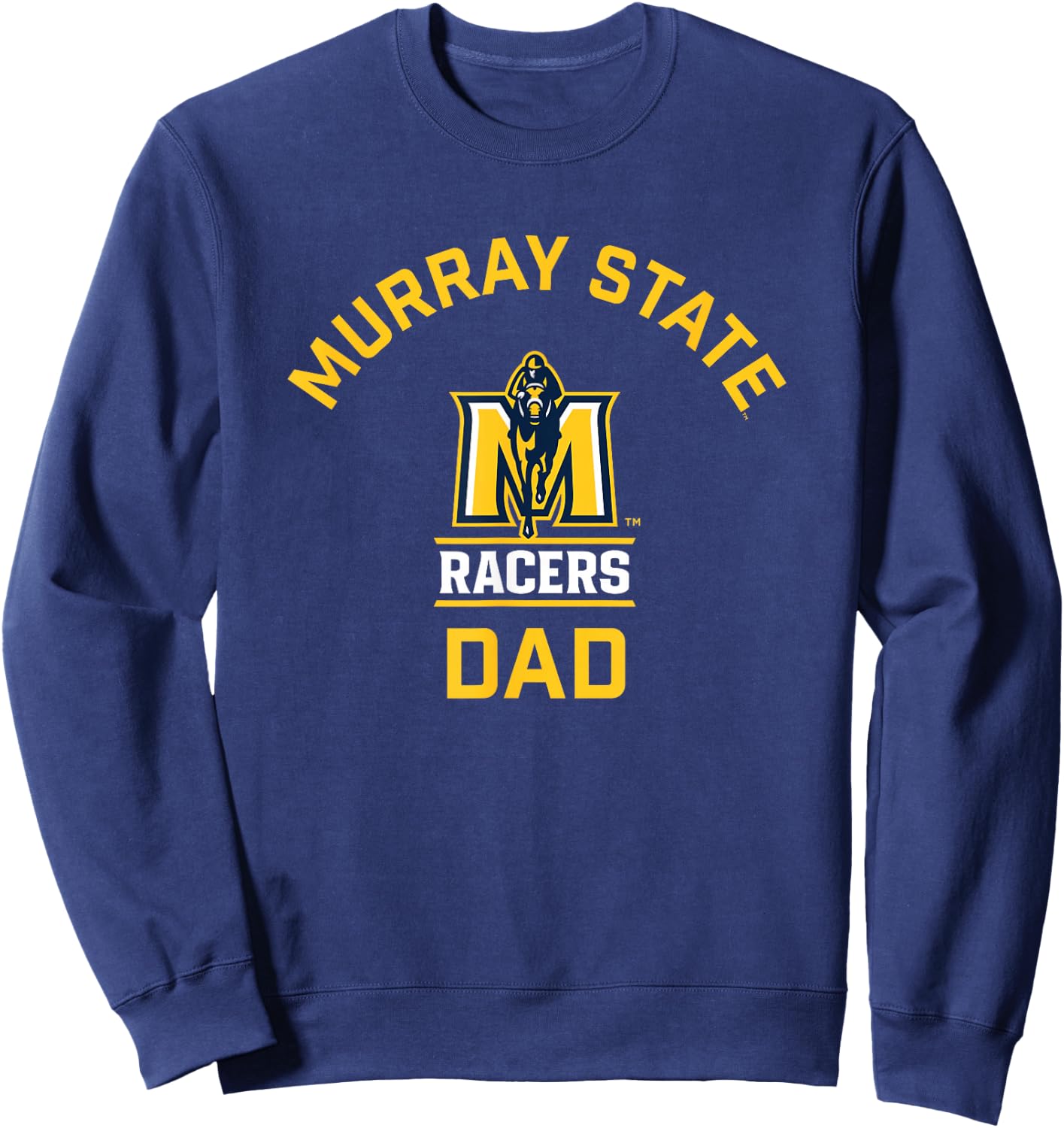 Murray State University Racers Arched Dad Sweatshirt - Sweatshirt | Navy
