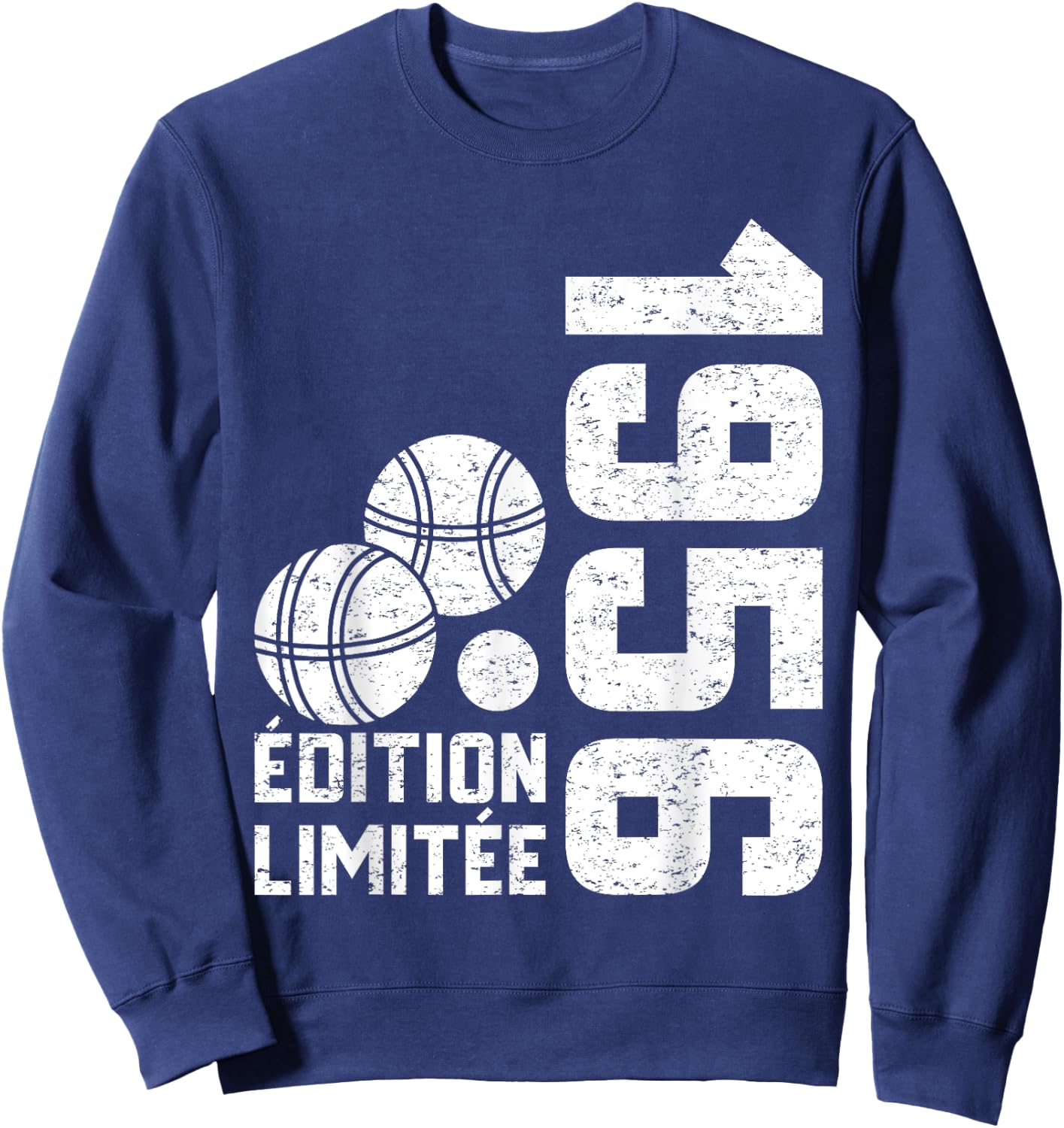 68th Anniversary Vintage 1956 Limited Edition Petanque Sweatshirt - Sweatshirt | Navy