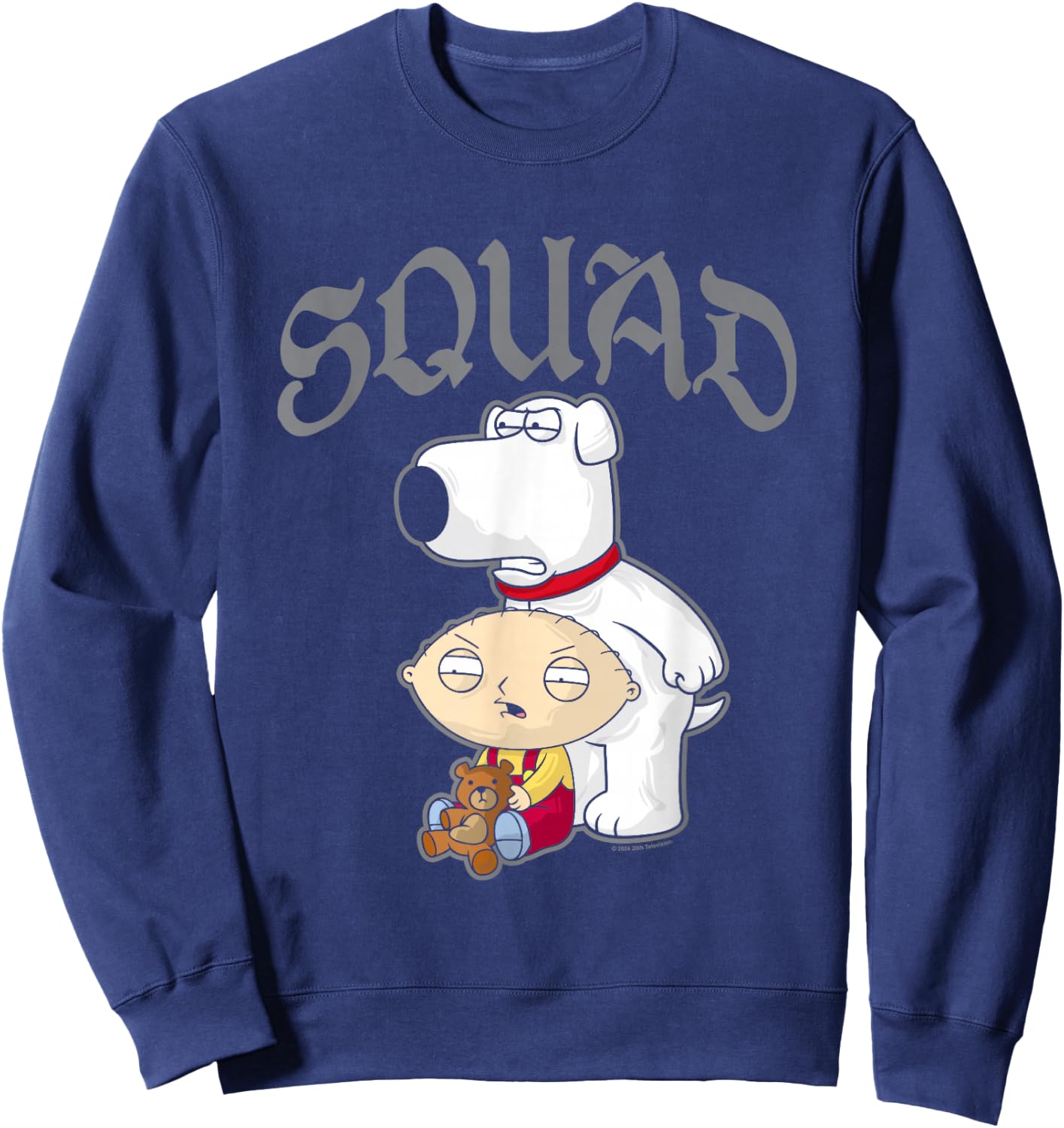 Family Guy Brian & Stewie Griffin Squad Goals , Black, S Sweatshirt - Sweatshirt | Navy