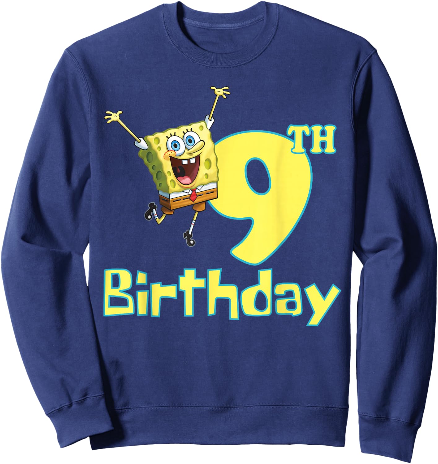 Mademark x SpongeBob SquarePants - SpongeBob SquarePants 9th Birthday Sweatshirt - Sweatshirt | Navy