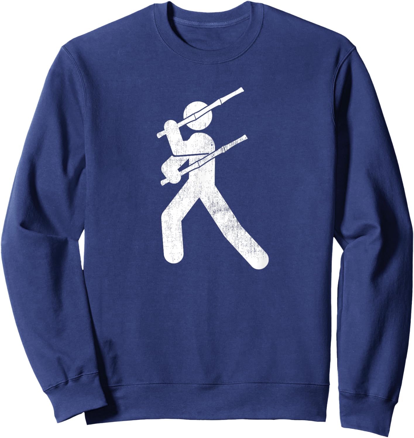 Filipino Martial Art - Eskrima Kali Arnis Stick Man Sweatshirt - Sweatshirt | Navy
