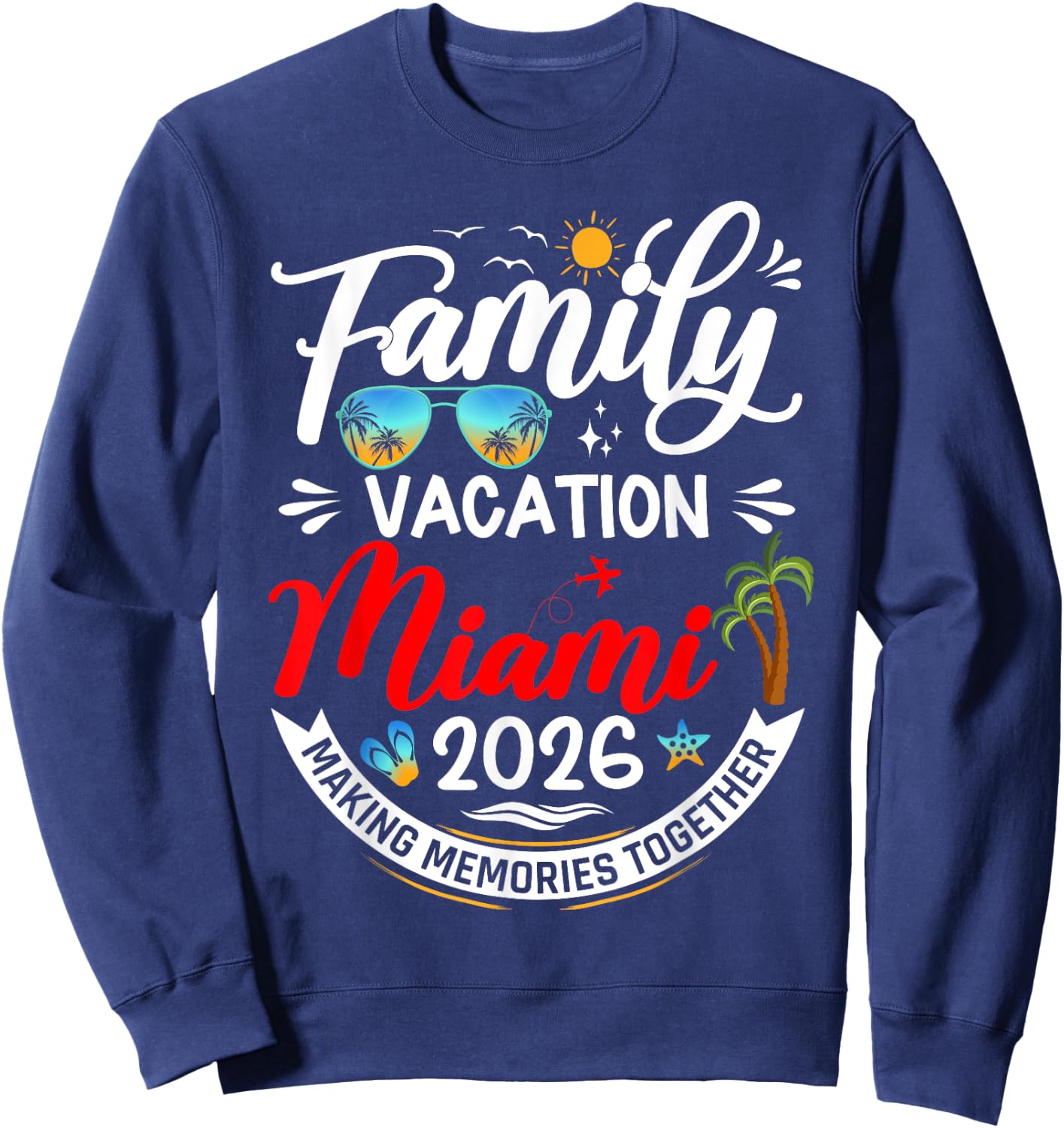 Vacation 2026 Sweatshirt - Sweatshirt | Navy