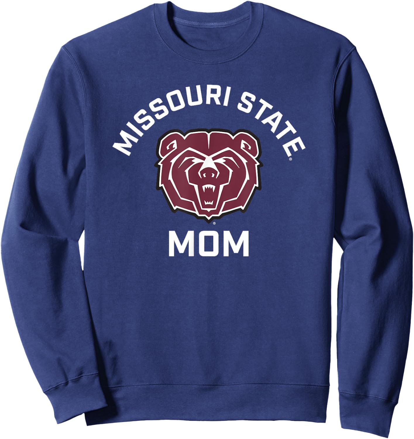 Missouri State University MSU Bears Arched Mom Sweatshirt - Sweatshirt | Navy