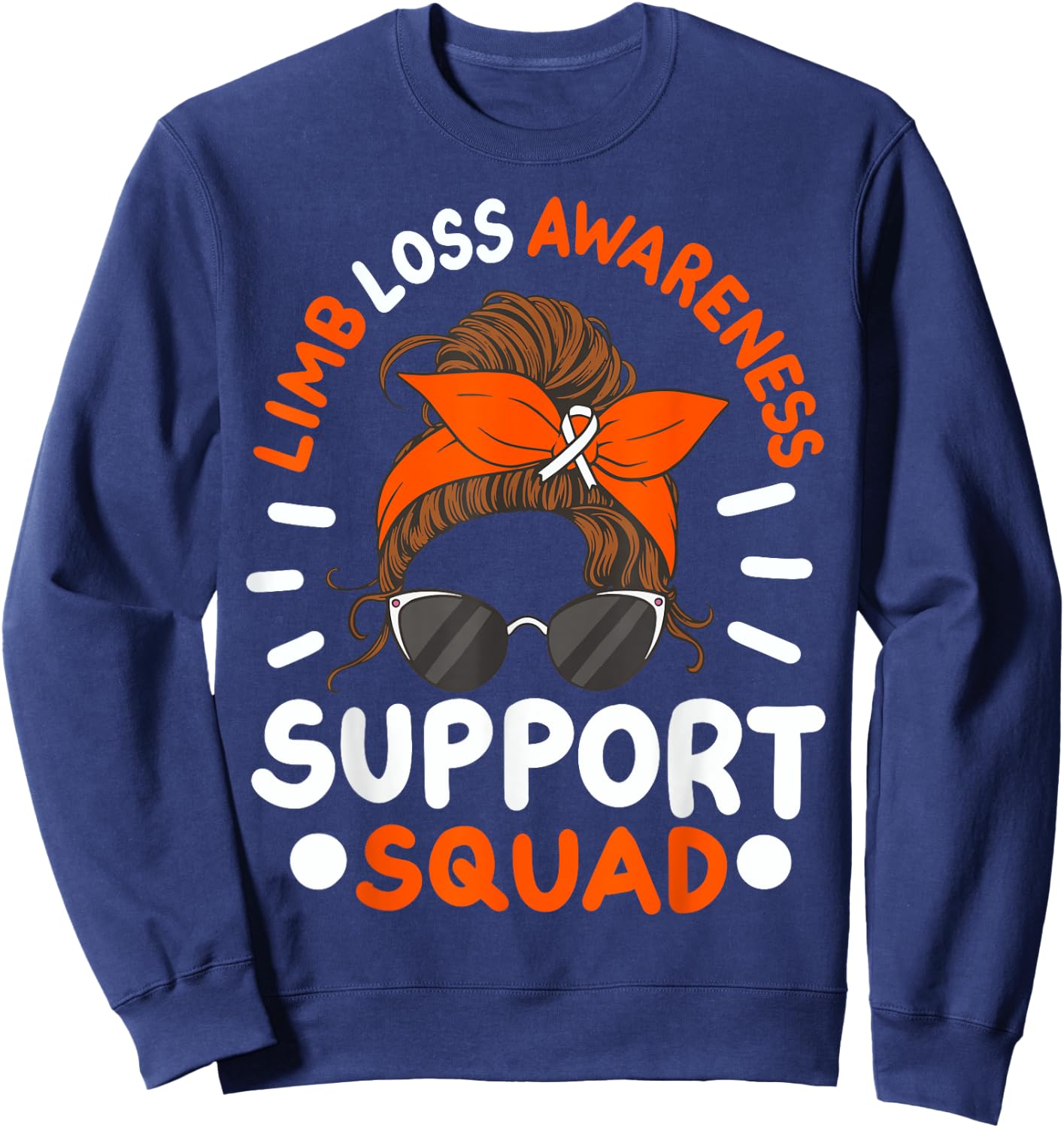 Limb Loss Awareness Support Squad Sweatshirt - Sweatshirt | Navy