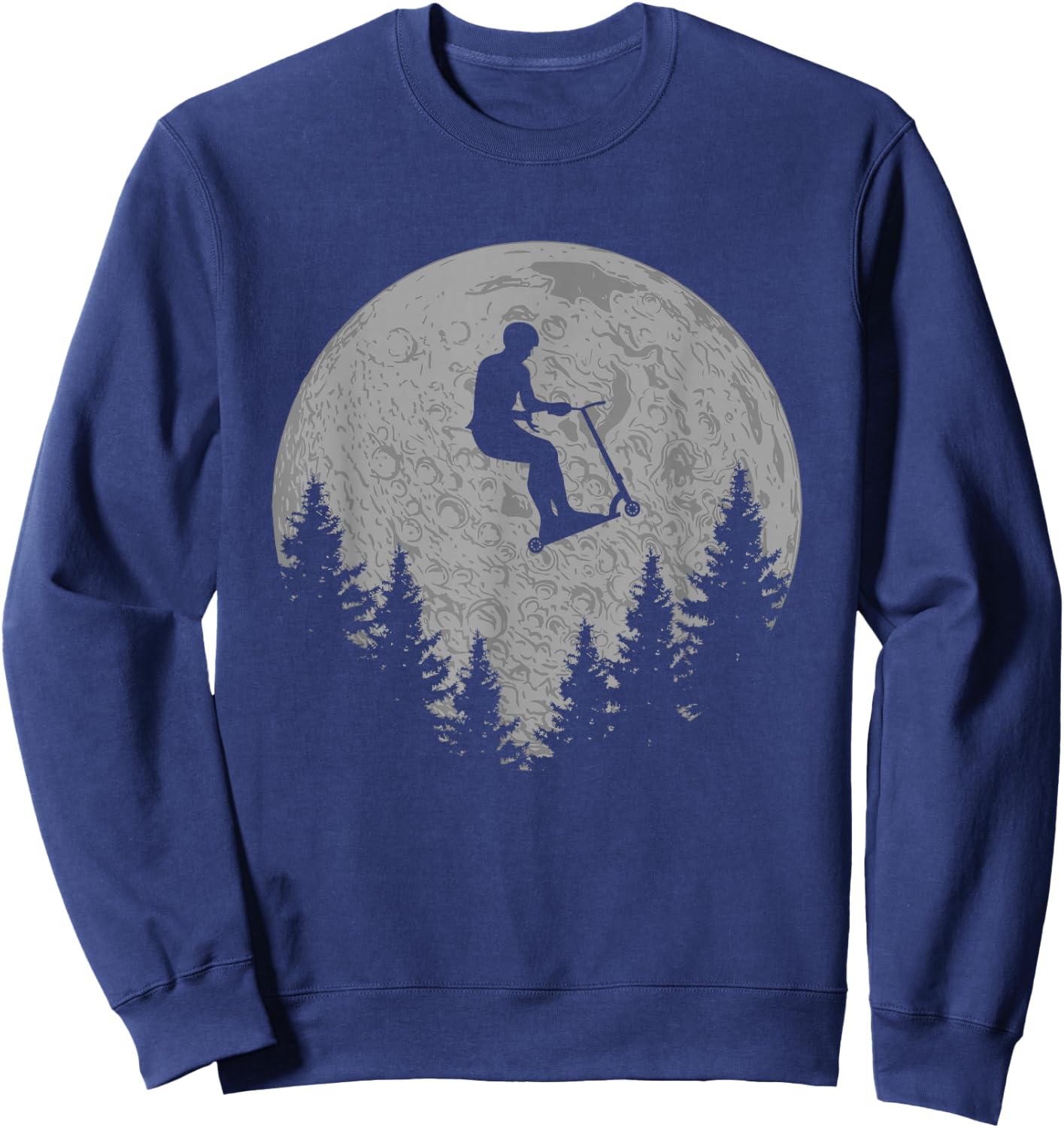 Scooter Stunt Scooter Gift Children & Teenagers Sweatshirt - Sweatshirt | Navy