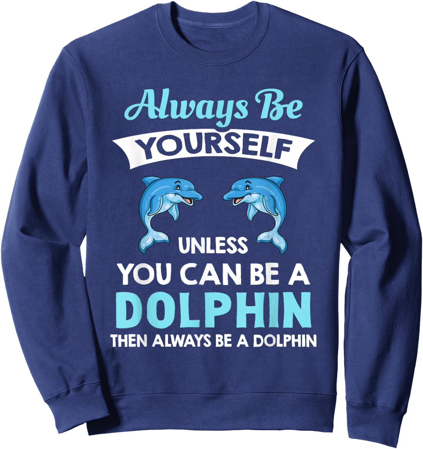 Dolphin Shirt for Children Boys Sweatshirt - Sweatshirt | Navy